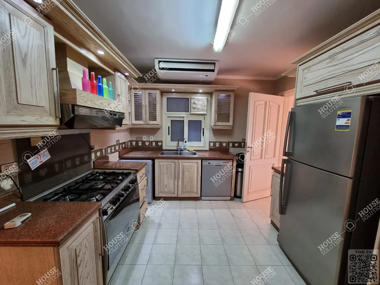 KITCHEN  @ Duplexes For Rent In Maadi Maadi Sarayat Area: 350 m² consists of 4 Bedrooms 3 Bathrooms Modern furnished 5 stars #5131-2