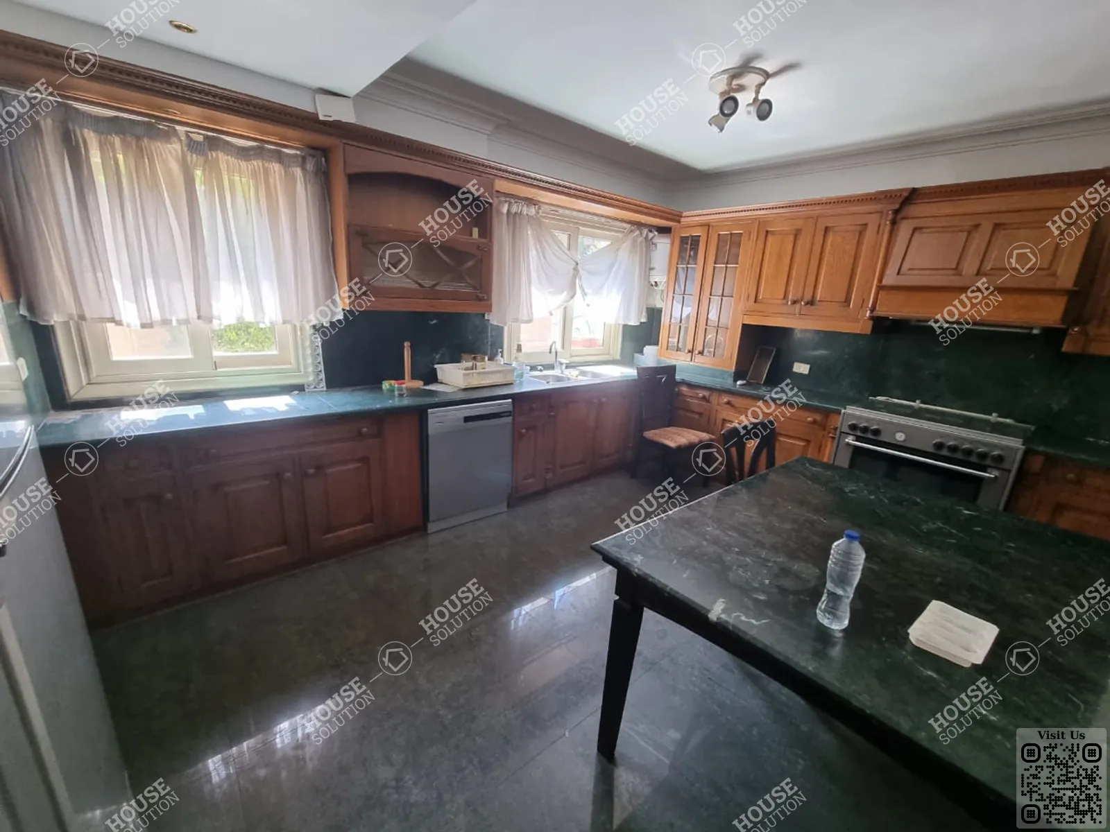 KITCHEN  @ Ground Floors For Rent In Maadi Maadi Sarayat Area: 600 m² consists of 5 Bedrooms 6 Bathrooms Semi furnished 5 stars #5135-2