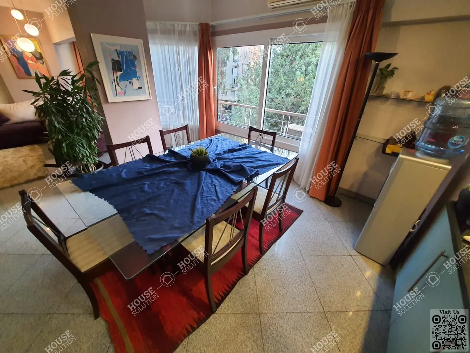 DINING AREA @ Apartments For Rent In Maadi Maadi Sarayat Area: 180 m² consists of 3 Bedrooms 2 Bathrooms Furnished 5 stars #5141-2