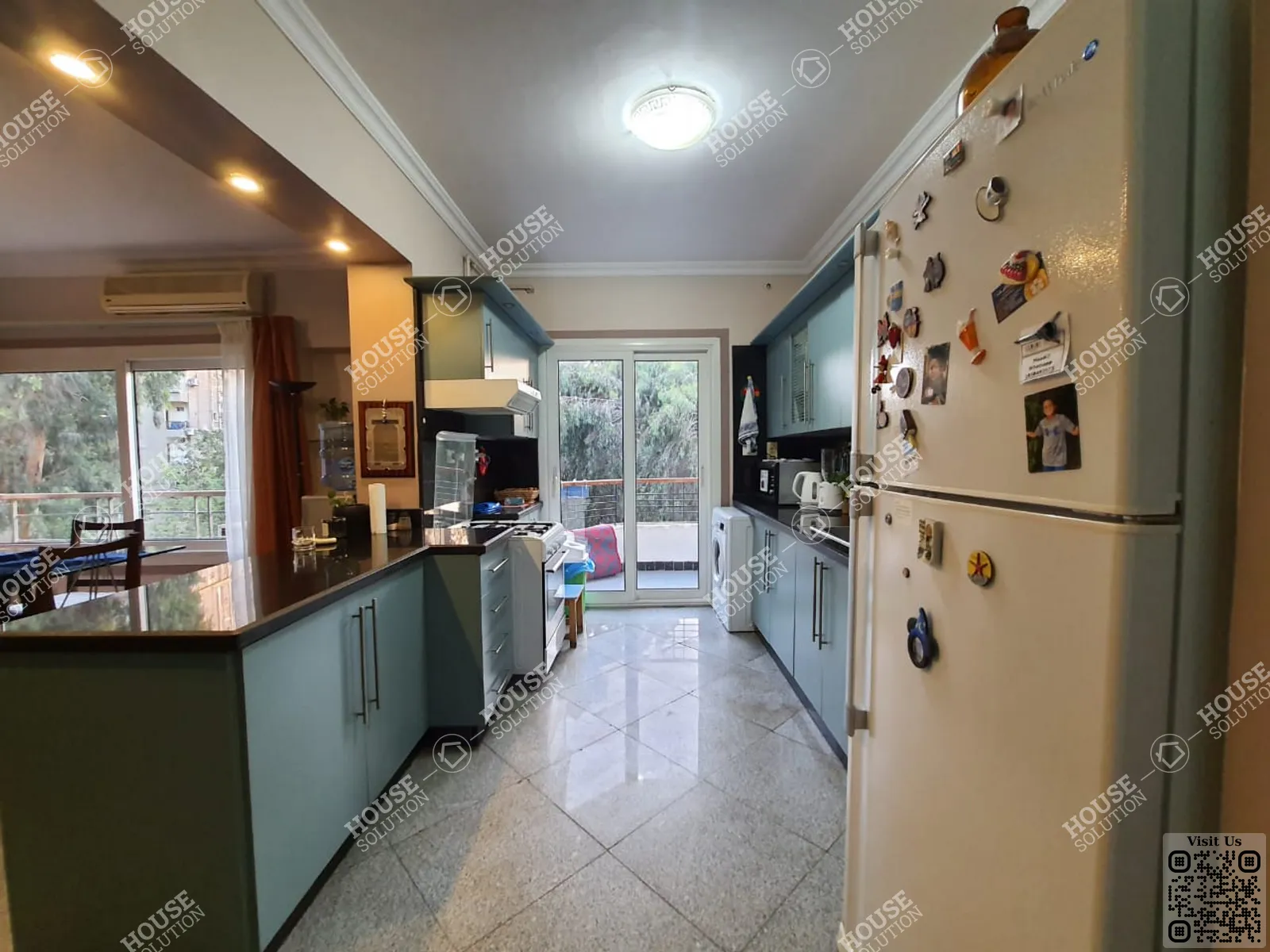 KITCHEN @ Apartments For Rent In Maadi Maadi Sarayat Area: 180 m² consists of 3 Bedrooms 2 Bathrooms Furnished 5 stars #5141-1