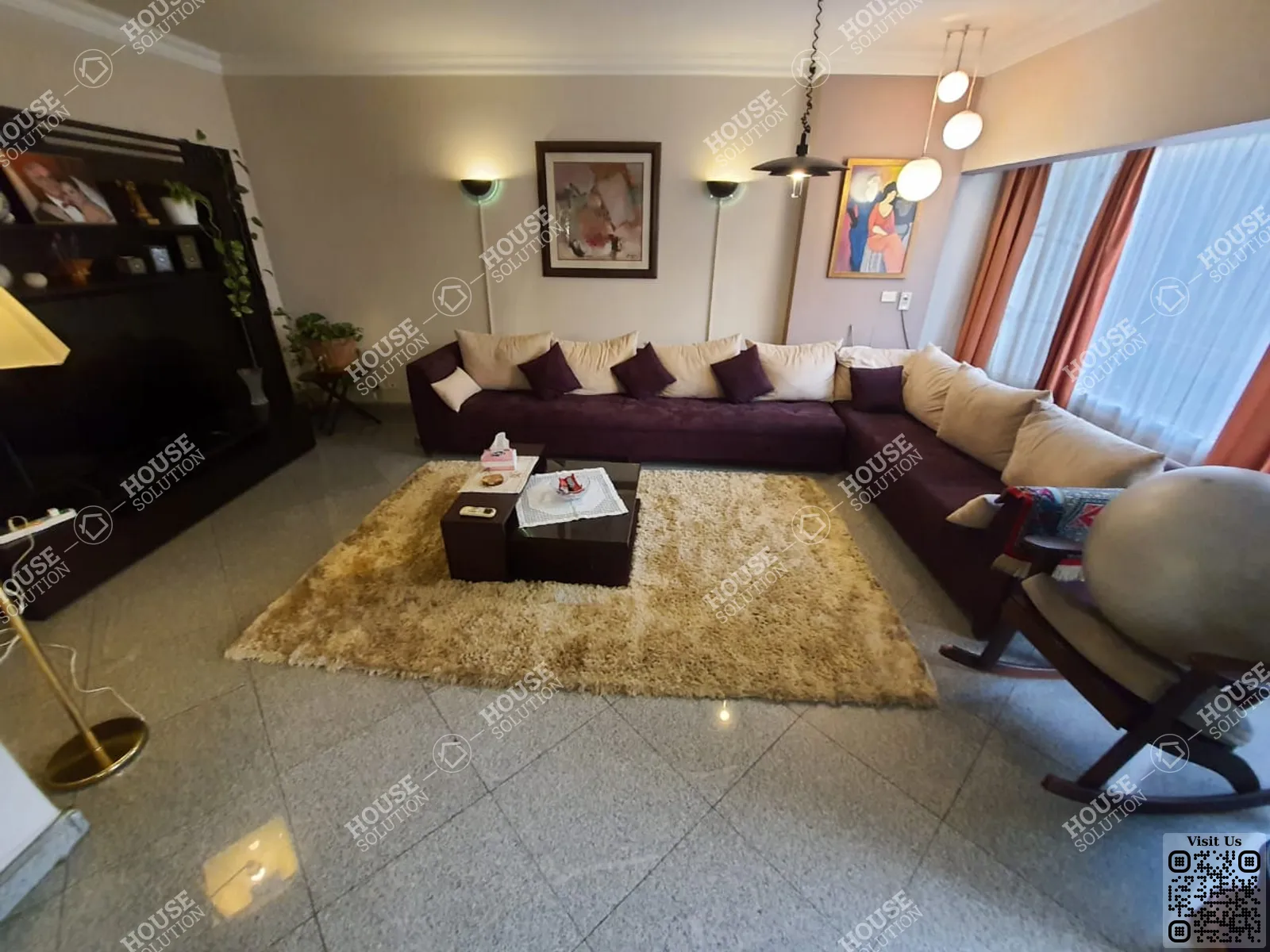 RECEPTION @ Apartments For Rent In Maadi Maadi Sarayat Area: 180 m² consists of 3 Bedrooms 2 Bathrooms Furnished 5 stars #5141-0