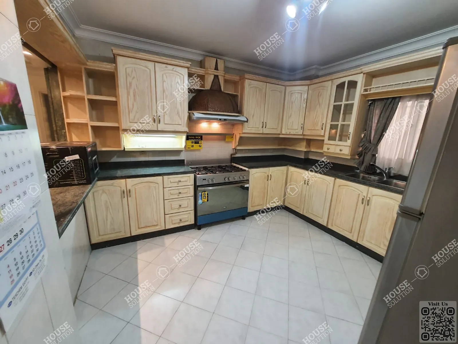 KITCHEN @ Apartments For Rent In Maadi Maadi Degla Area: 300 m² consists of 4 Bedrooms 3 Bathrooms Furnished 5 stars #5145-1
