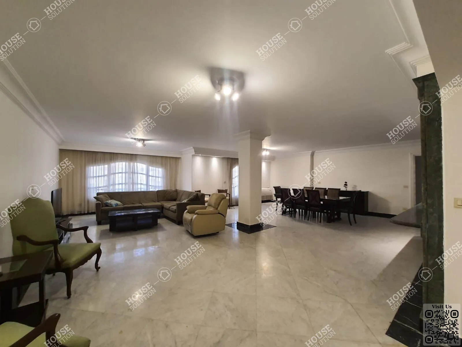 RECEPTION @ Apartments For Rent In Maadi Maadi Degla Area: 300 m² consists of 4 Bedrooms 3 Bathrooms Furnished 5 stars #5145-0