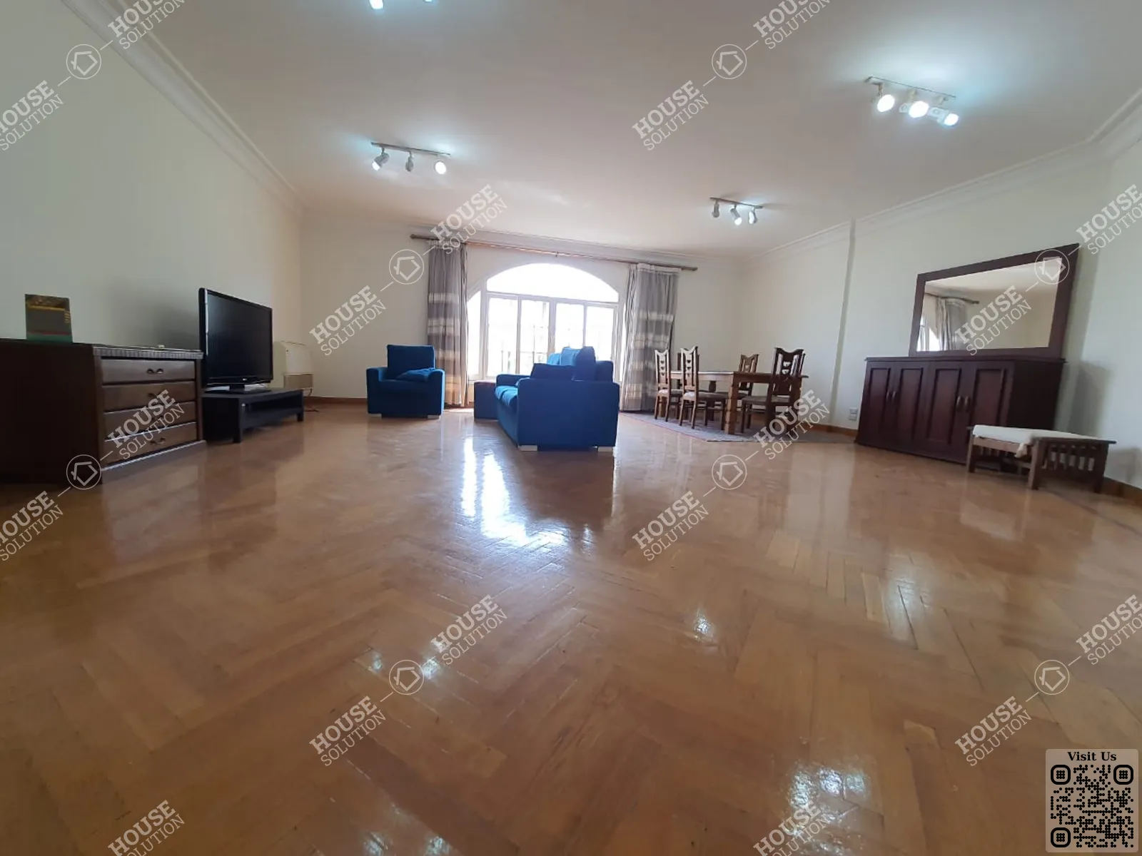 RECEPTION  @ Apartments For Rent In Maadi Maadi Sarayat Area: 280 m² consists of 3 Bedrooms 3 Bathrooms Furnished 5 stars #5147-0
