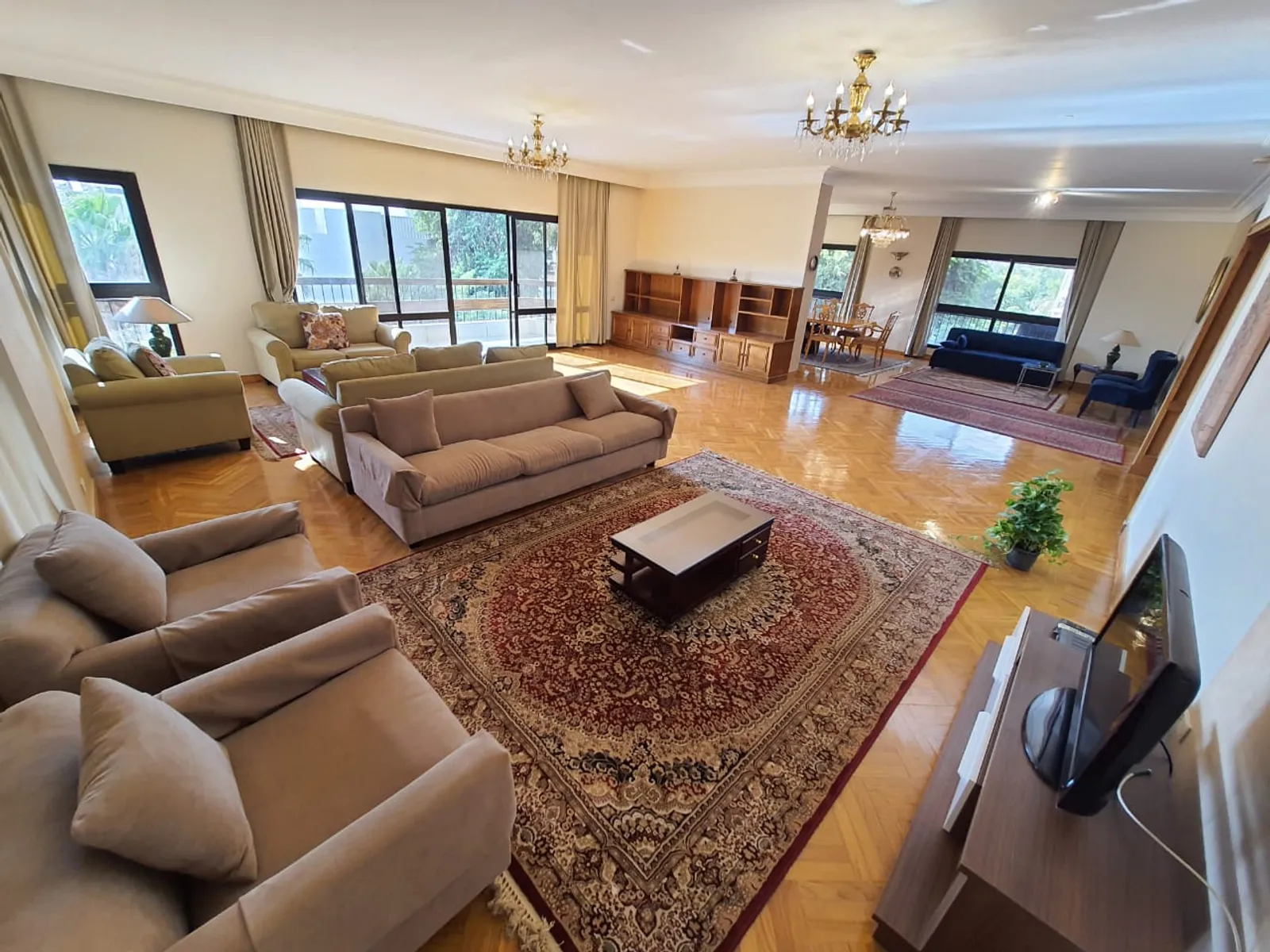 Apartments For Sale In Maadi Maadi Degla Area: 400 m² consists of 4 Bedrooms 4 Bathrooms Furnished 5 stars #5154