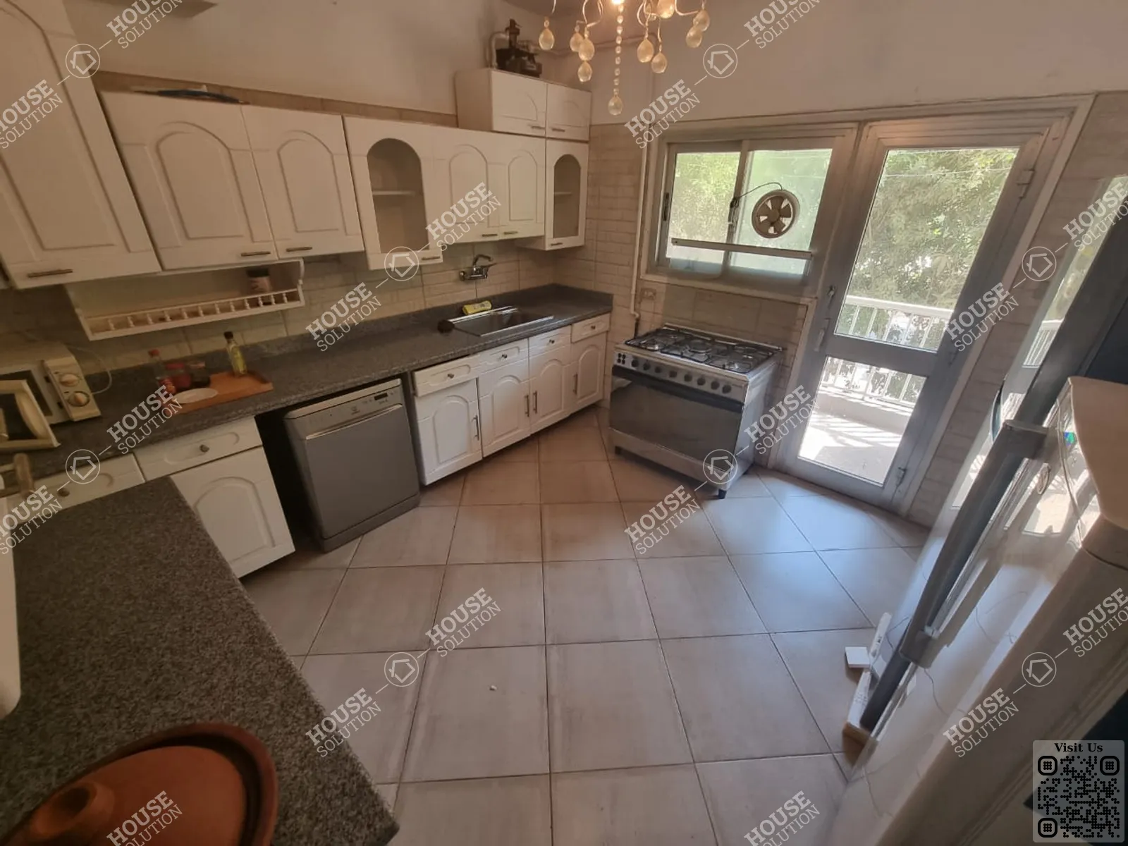 KITCHEN  @ Apartments For Rent In Maadi Maadi Degla Area: 280 m² consists of 4 Bedrooms 3 Bathrooms Modern furnished 5 stars #5173-2