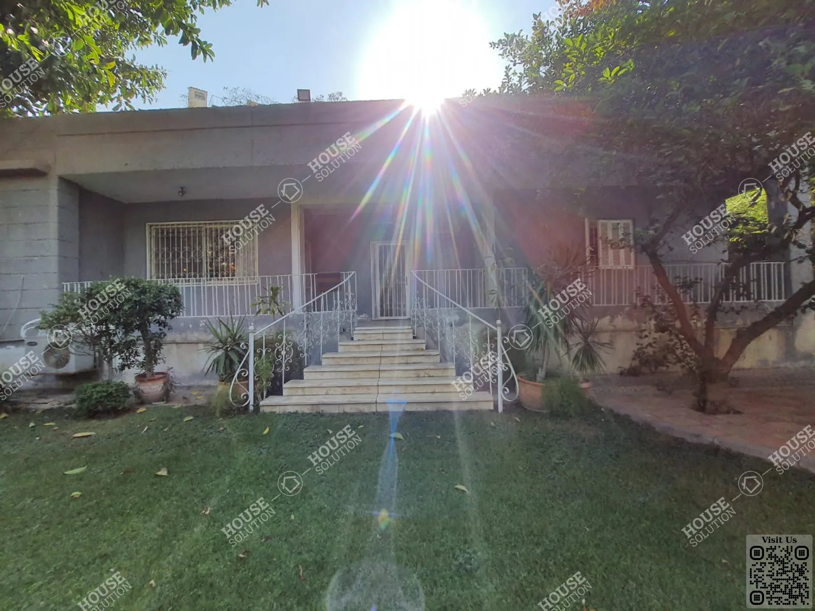 OUTSIDE VIEW  @ Villas For Rent In Maadi Maadi Sarayat Area: 500 m² consists of 4 Bedrooms 3 Bathrooms Semi furnished 5 stars #5182-2