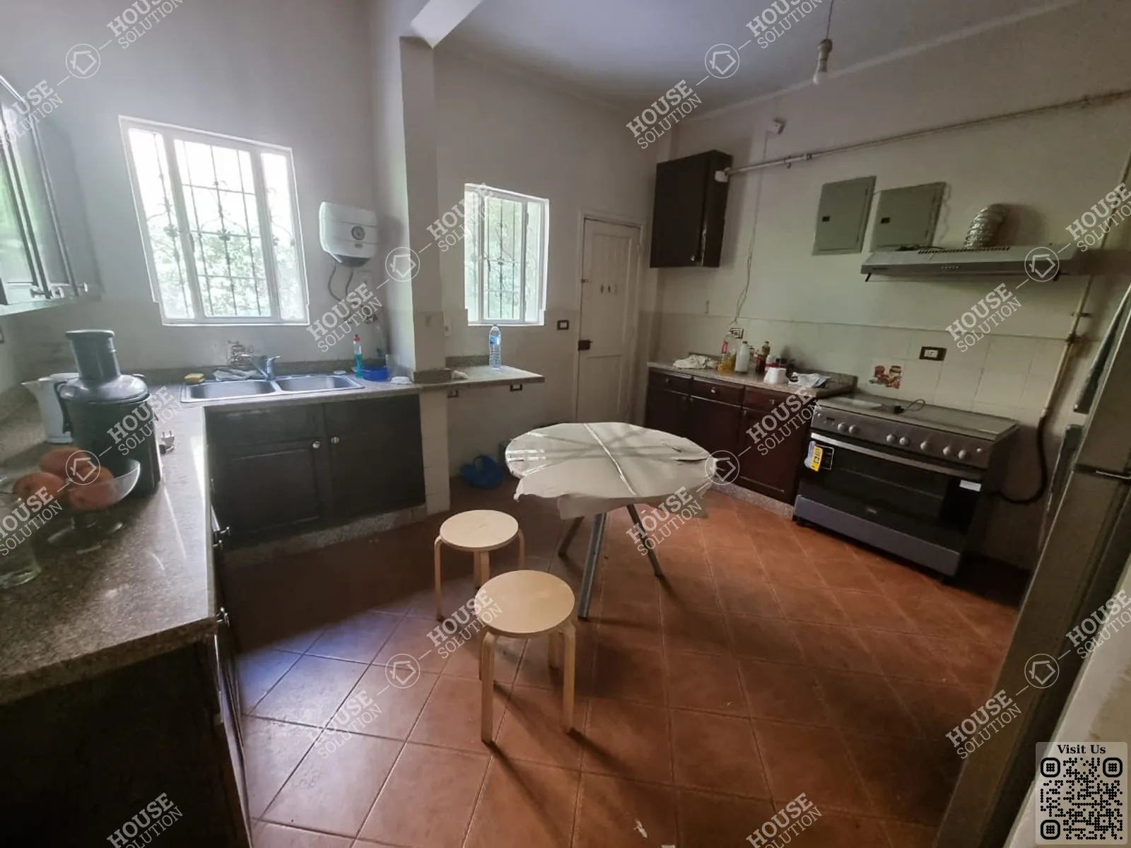 KITCHEN  @ Villas For Rent In Maadi Maadi Degla Area: 750 m² consists of 4 Bedrooms 5 Bathrooms Semi furnished 5 stars #5191-2