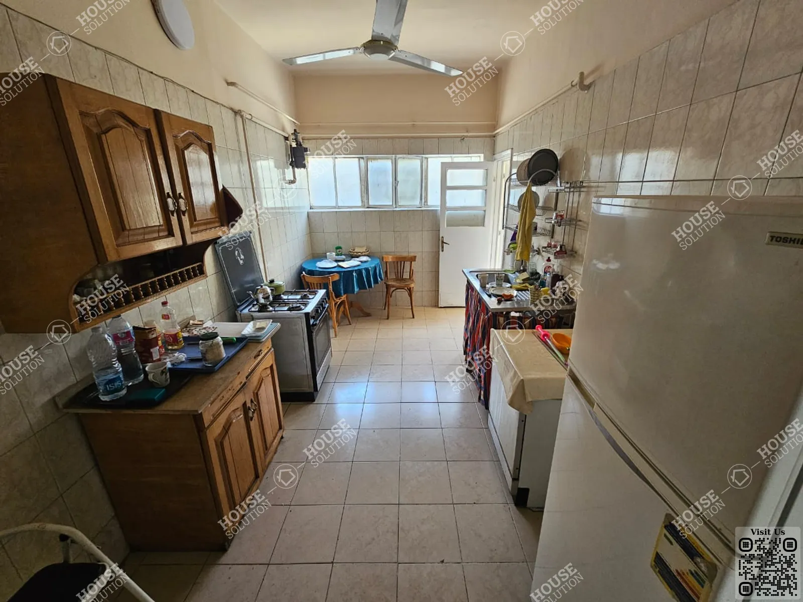 KITCHEN  @ Apartments For Rent In Maadi Maadi Sarayat Area: 110 m² consists of 2 Bedrooms 1 Bathrooms Furnished 5 stars #5203-1