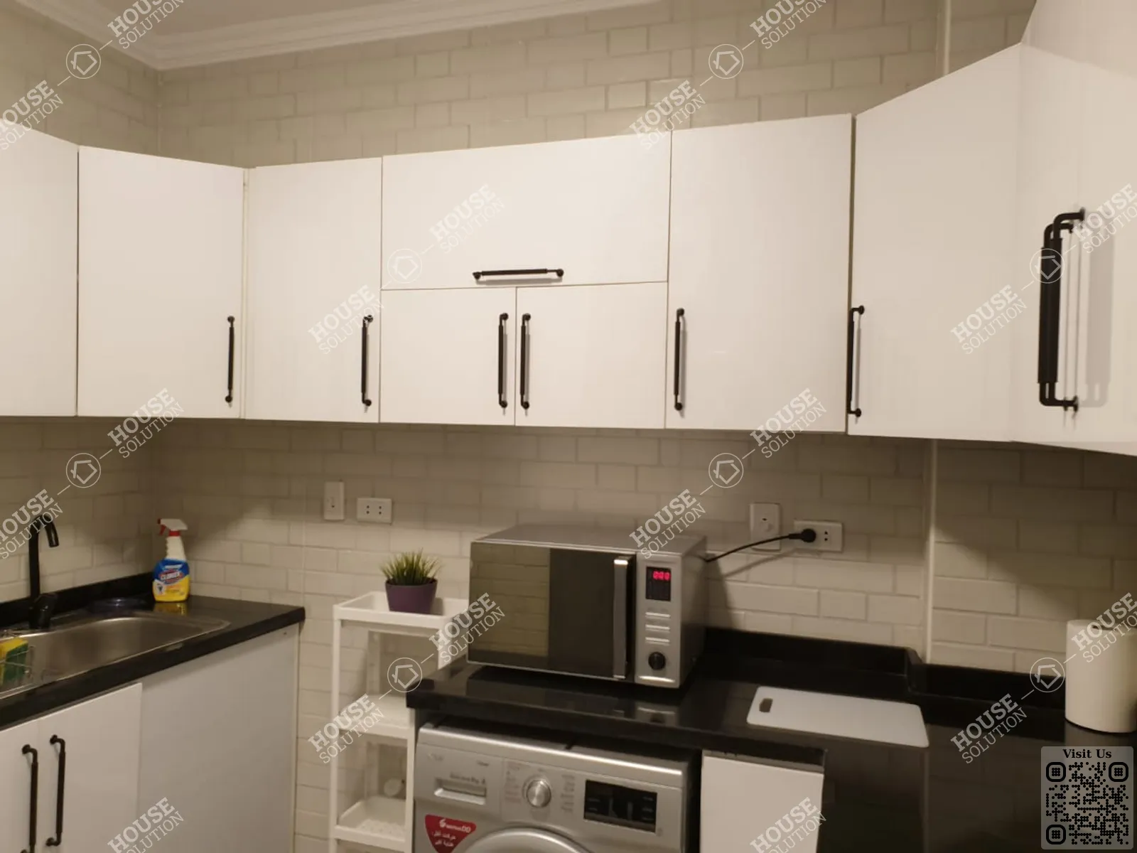 KITCHEN  @ Apartments For Rent In Maadi Maadi Degla Area: 120 m² consists of 2 Bedrooms 2 Bathrooms Furnished 5 stars #5206-1
