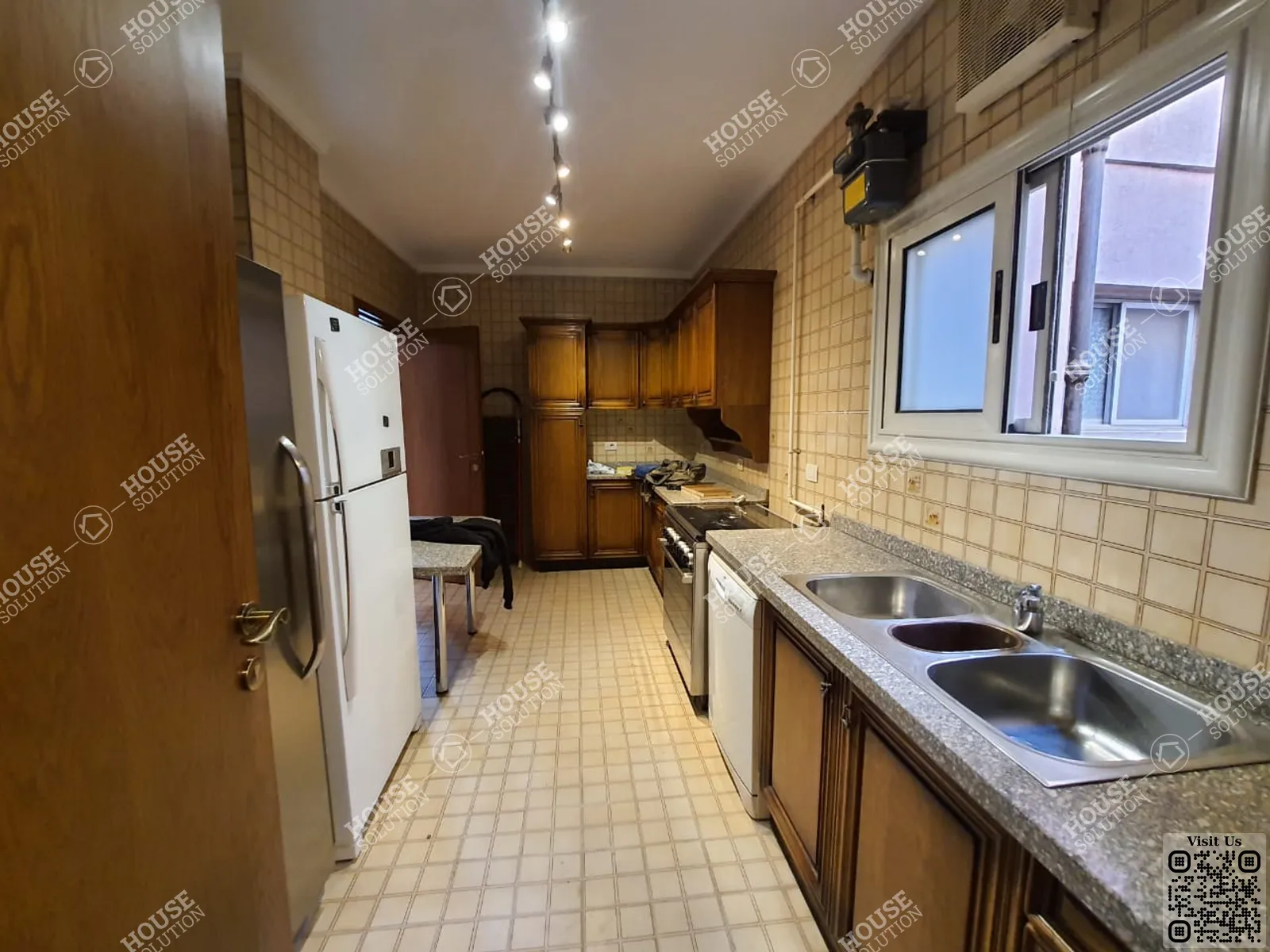 KITCHEN  @ Apartments For Rent In Maadi Maadi Sarayat Area: 200 m² consists of 3 Bedrooms 2 Bathrooms Furnished 5 stars #5216-2