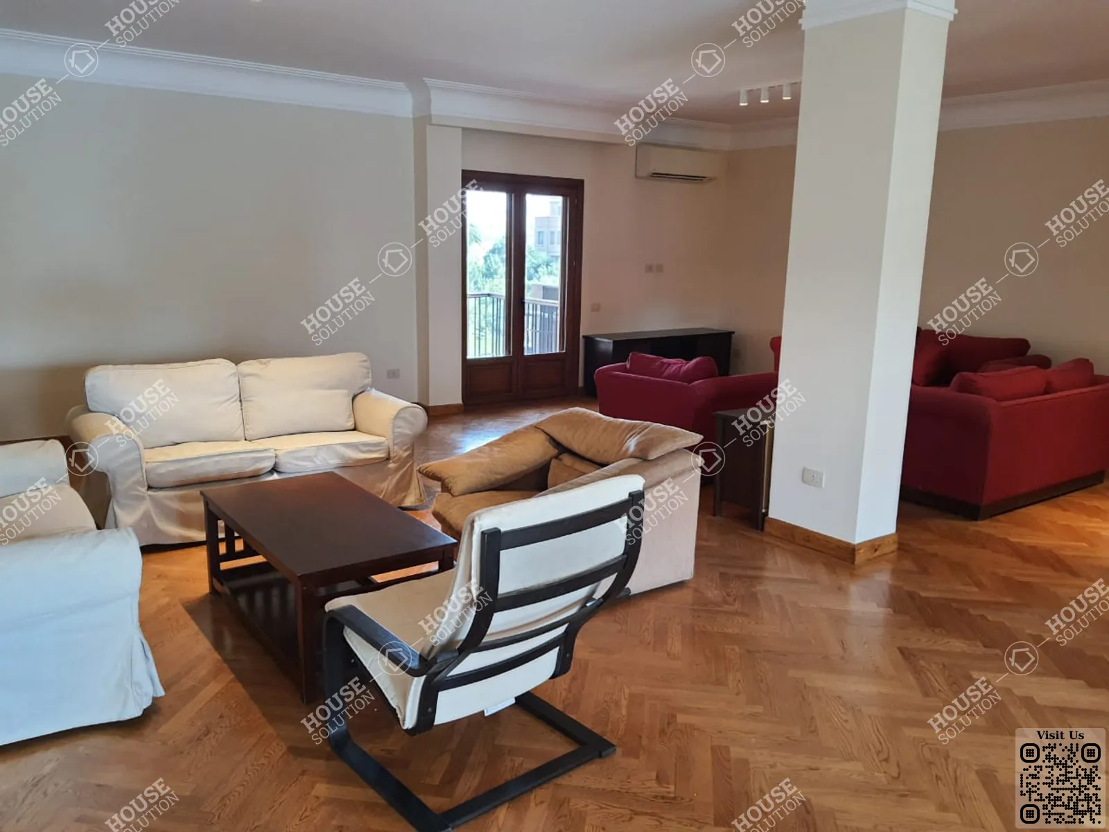 RECEPTION  @ Apartments For Rent In Maadi Maadi Sarayat Area: 200 m² consists of 3 Bedrooms 2 Bathrooms Furnished 5 stars #5216-0