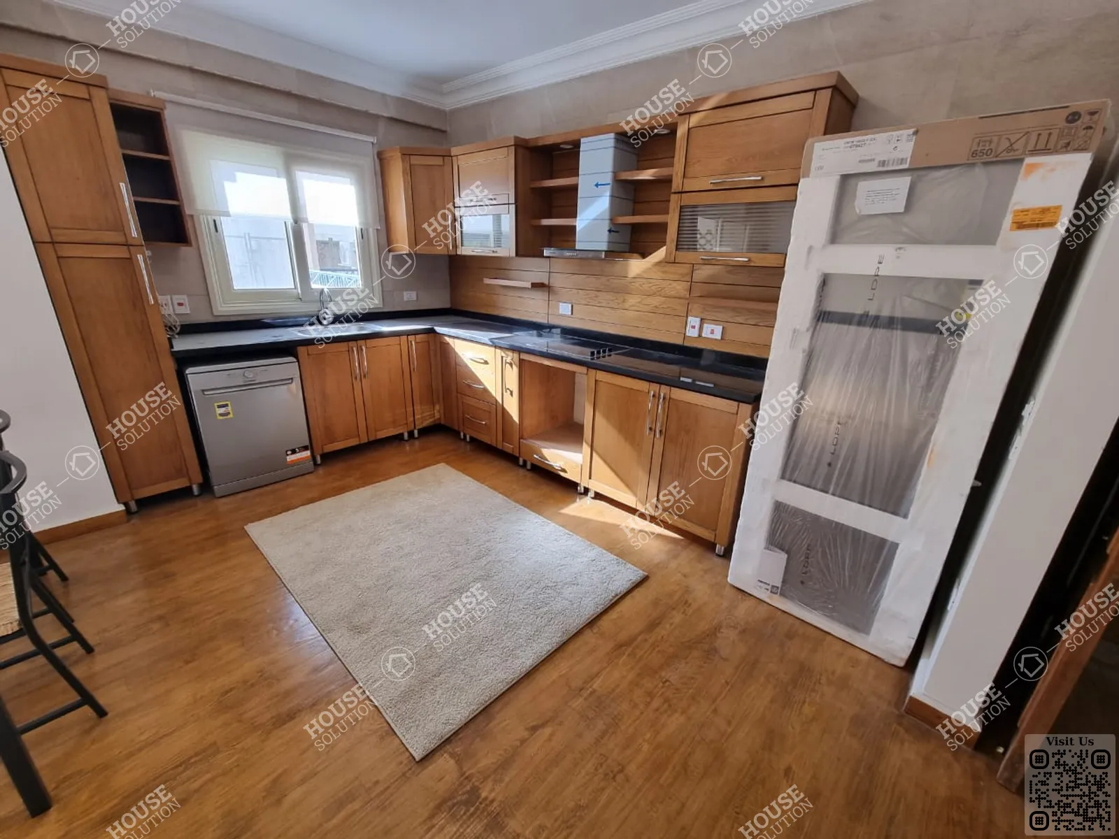 KITCHEN  @ Apartments For Rent In Maadi Maadi Sarayat Area: 140 m² consists of 2 Bedrooms 2 Bathrooms Modern furnished 5 stars #5224-2