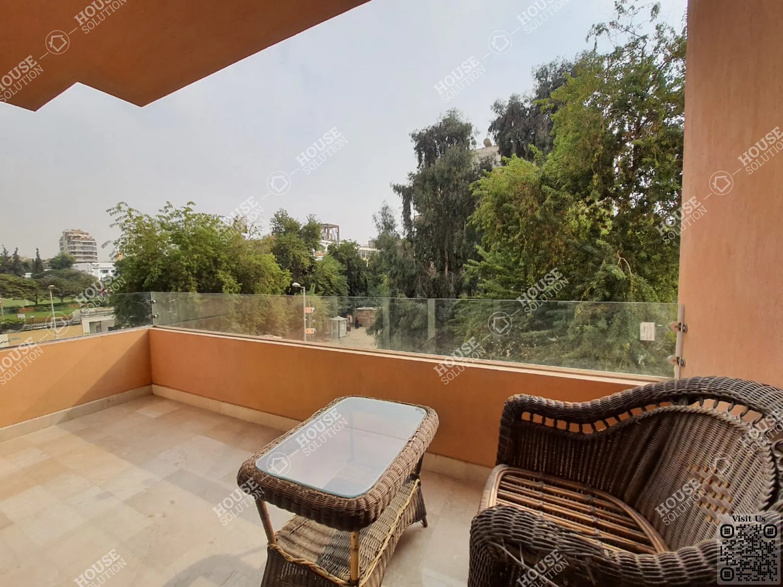 BALCONY  @ Apartments For Rent In Maadi Maadi Degla Area: 150 m² consists of 2 Bedrooms 3 Bathrooms Modern furnished 5 stars #5237-1