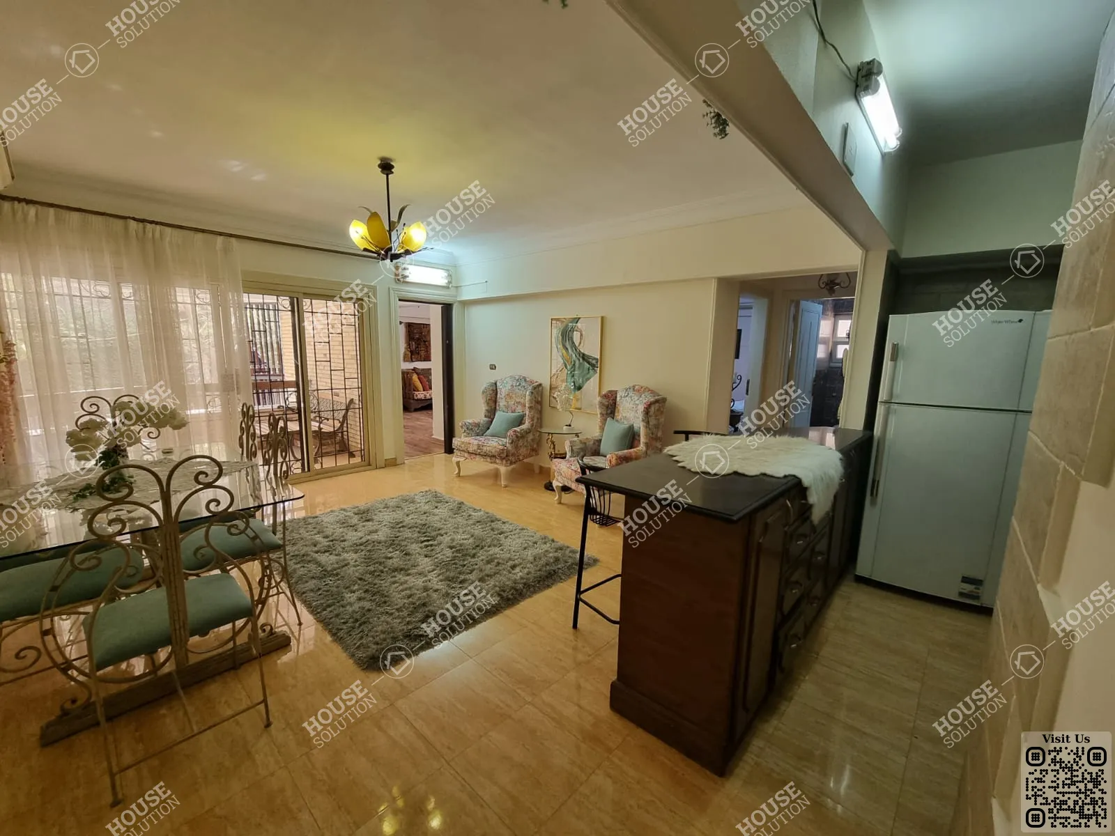 RECEPTION  @ Ground Floors For Rent In Maadi Maadi Degla Area: 120 m² consists of 2 Bedrooms 2 Bathrooms Furnished 5 stars #5243-1