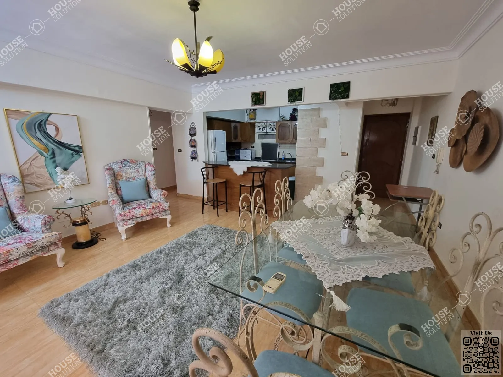 RECEPTION  @ Ground Floors For Rent In Maadi Maadi Degla Area: 120 m² consists of 2 Bedrooms 2 Bathrooms Furnished 5 stars #5243-0