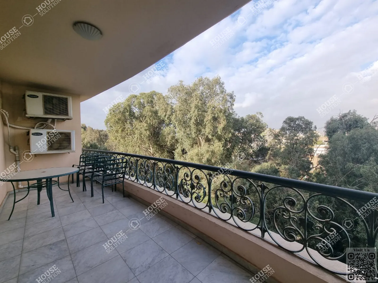 BALCONY  @ Apartments For Rent In Maadi Maadi Sarayat Area: 325 m² consists of 4 Bedrooms 3 Bathrooms Furnished 5 stars #5263-1