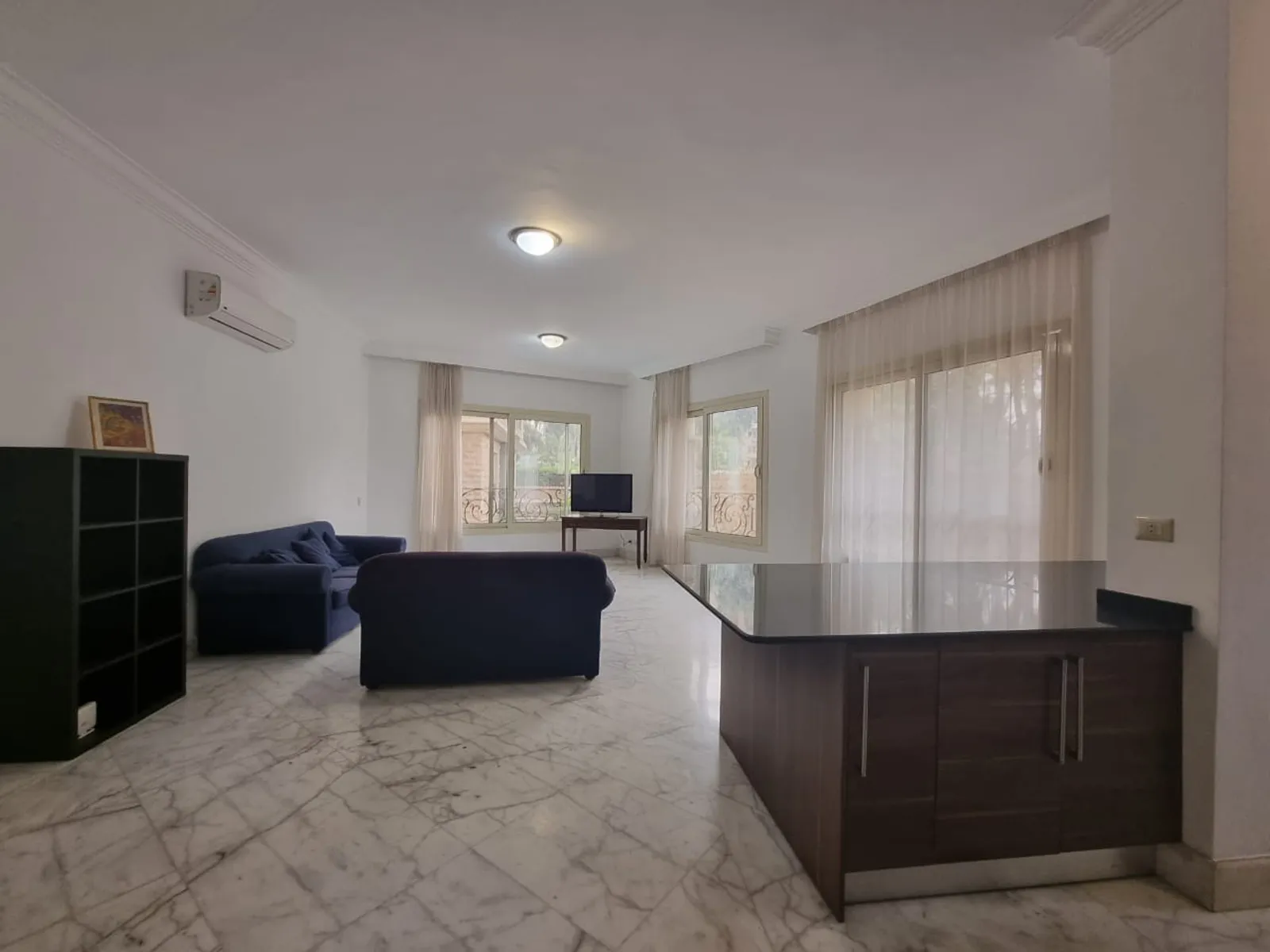 SUNNY MODERN FURNISHED APARTMENT WITH SHARED SWIMMING POOL FOR RENT IN SARAYAT EL MAADI - #5268 - Modern furnished