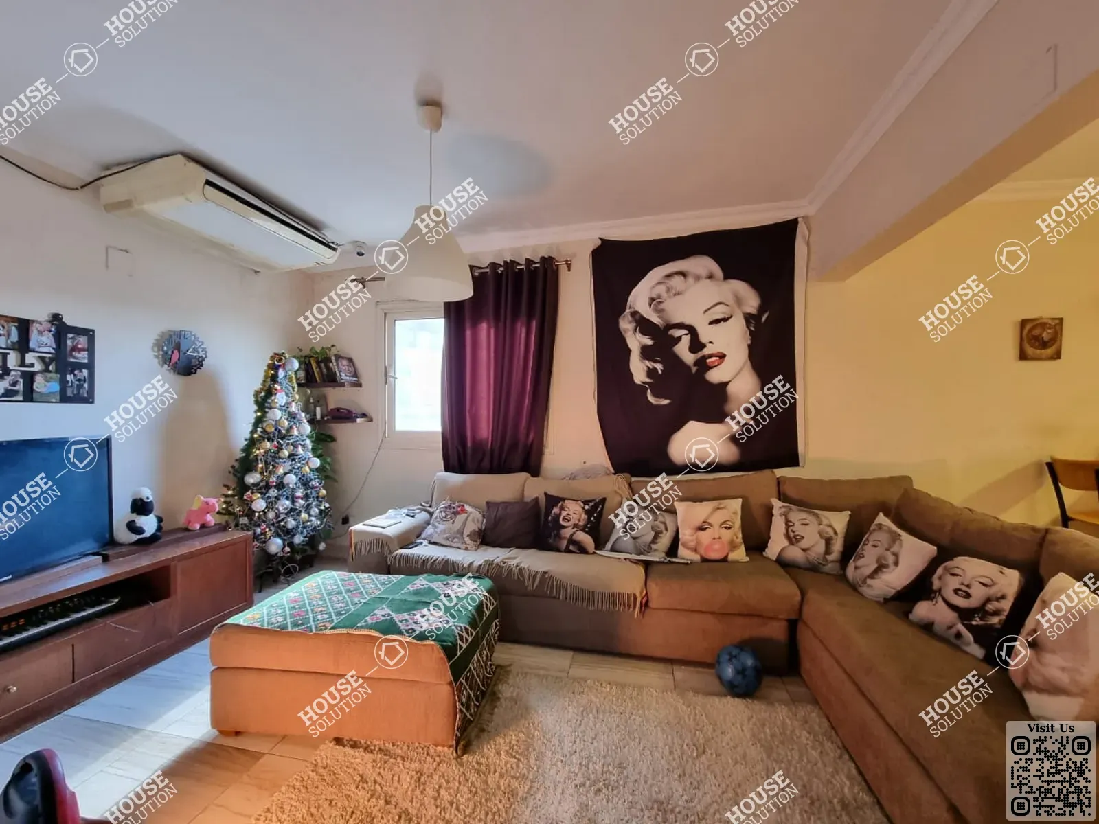 LIVING AREA  @ Penthouses For Rent In Maadi Maadi Degla Area: 150 m² consists of 2 Bedrooms 2 Bathrooms Furnished 5 stars #5283-2