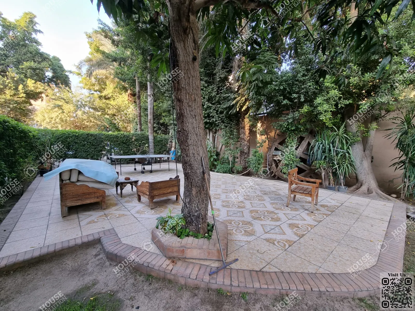 SHARED TERRACE  @ Apartments For Rent In Maadi Maadi Sarayat Area: 180 m² consists of 3 Bedrooms 3 Bathrooms Furnished 5 stars #5290-2