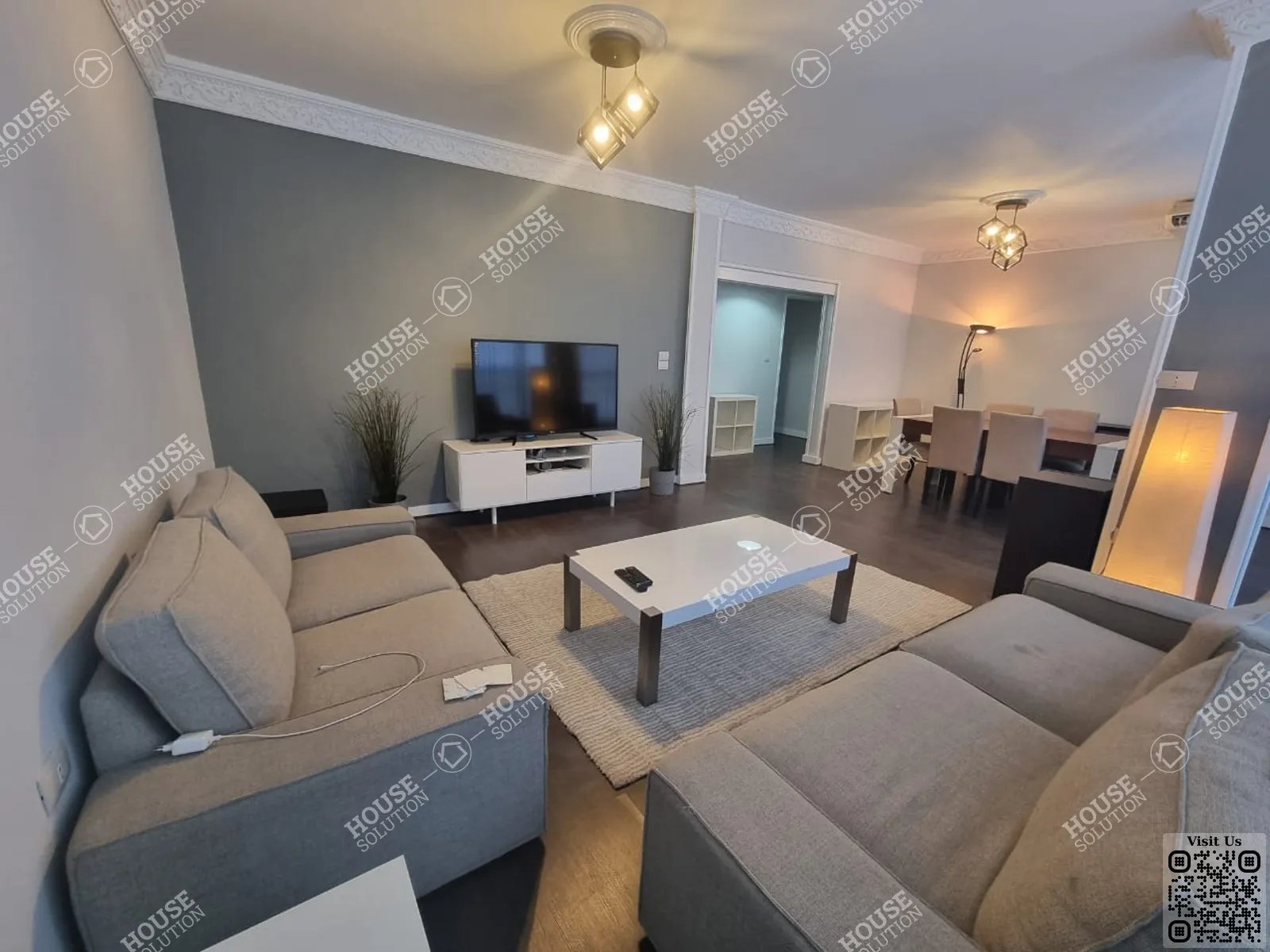 RECEPTION  @ Apartments For Rent In Maadi Maadi Degla Area: 140 m² consists of 3 Bedrooms 2 Bathrooms Modern furnished 5 stars #5292-1