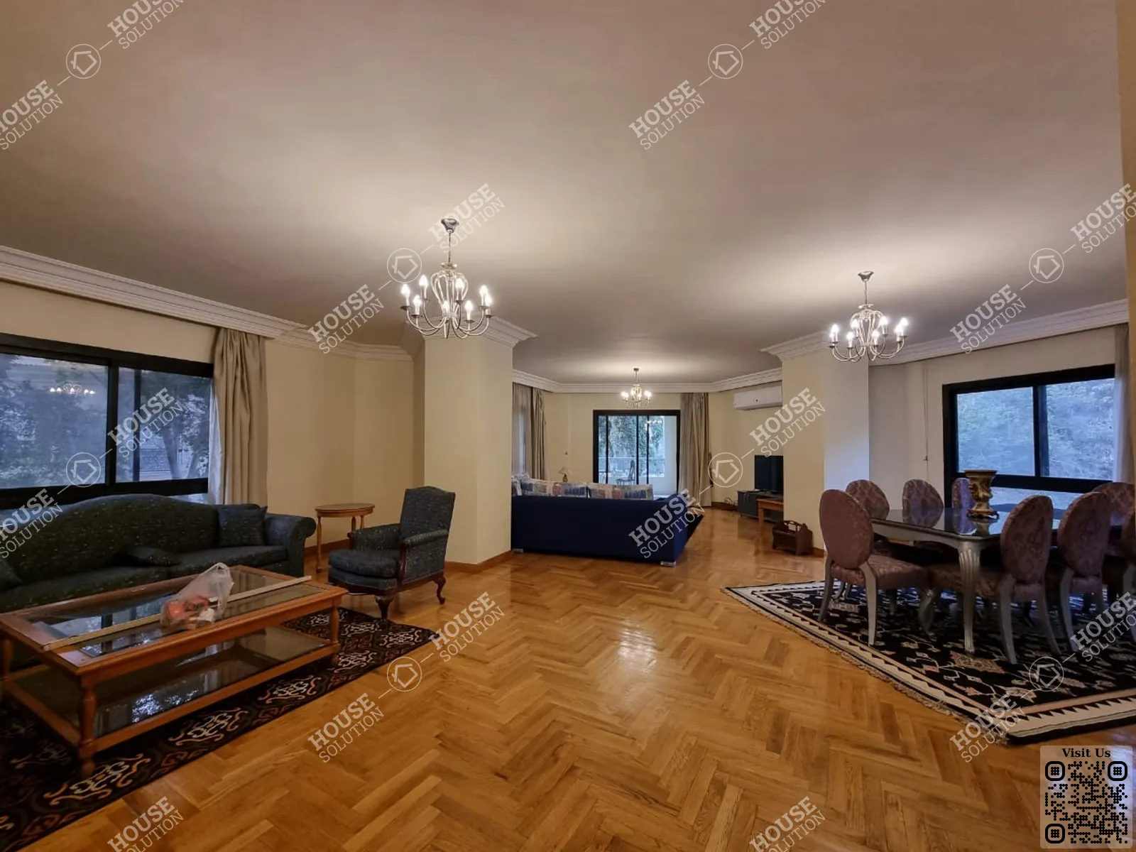 RECEPTION  @ Apartments For Rent In Maadi Maadi Sarayat Area: 280 m² consists of 4 Bedrooms 4 Bathrooms Modern furnished 5 stars #5302-0