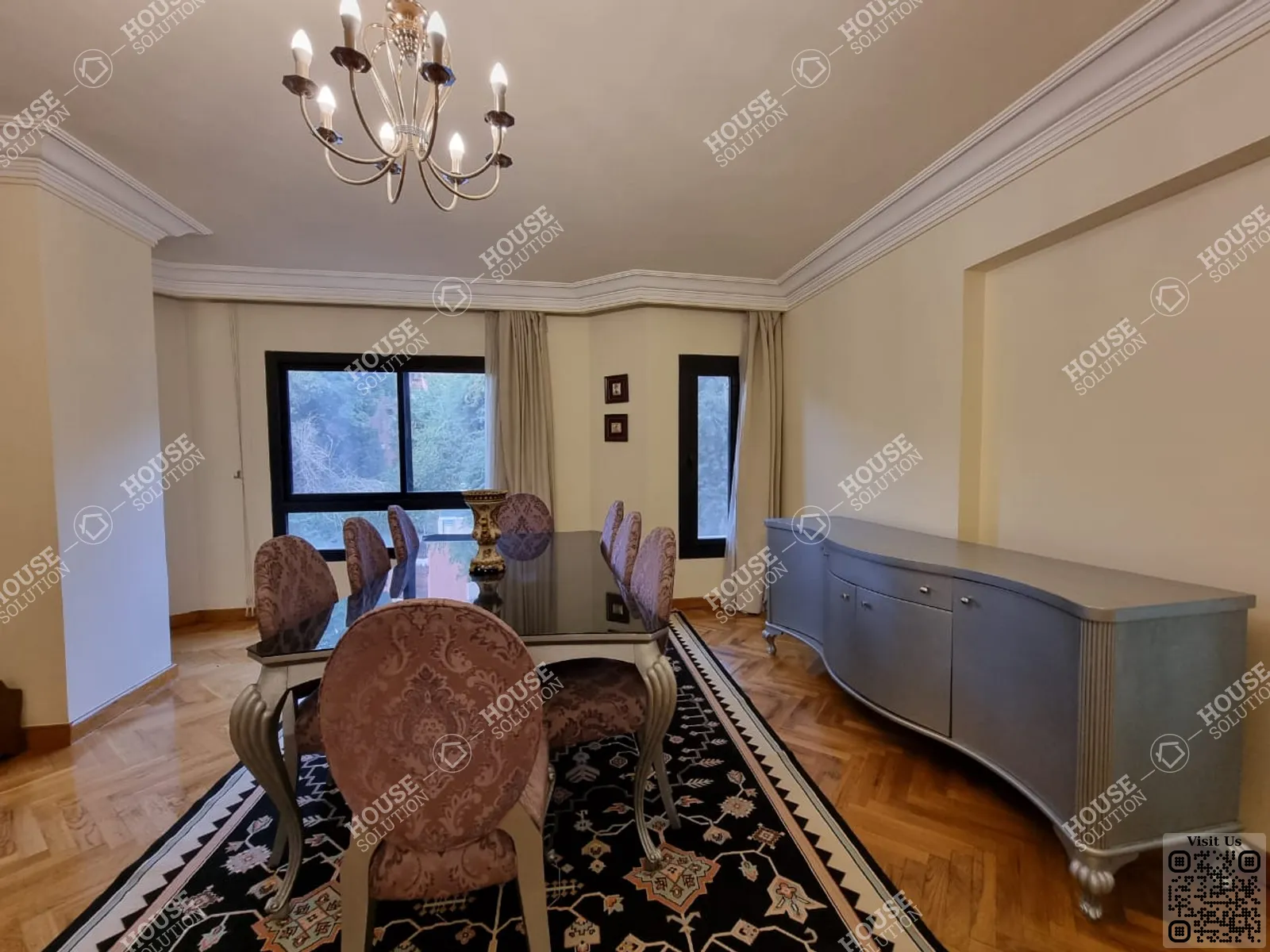 DINING AREA @ Apartments For Rent In Maadi Maadi Sarayat Area: 280 m² consists of 4 Bedrooms 4 Bathrooms Modern furnished 5 stars #5302-2