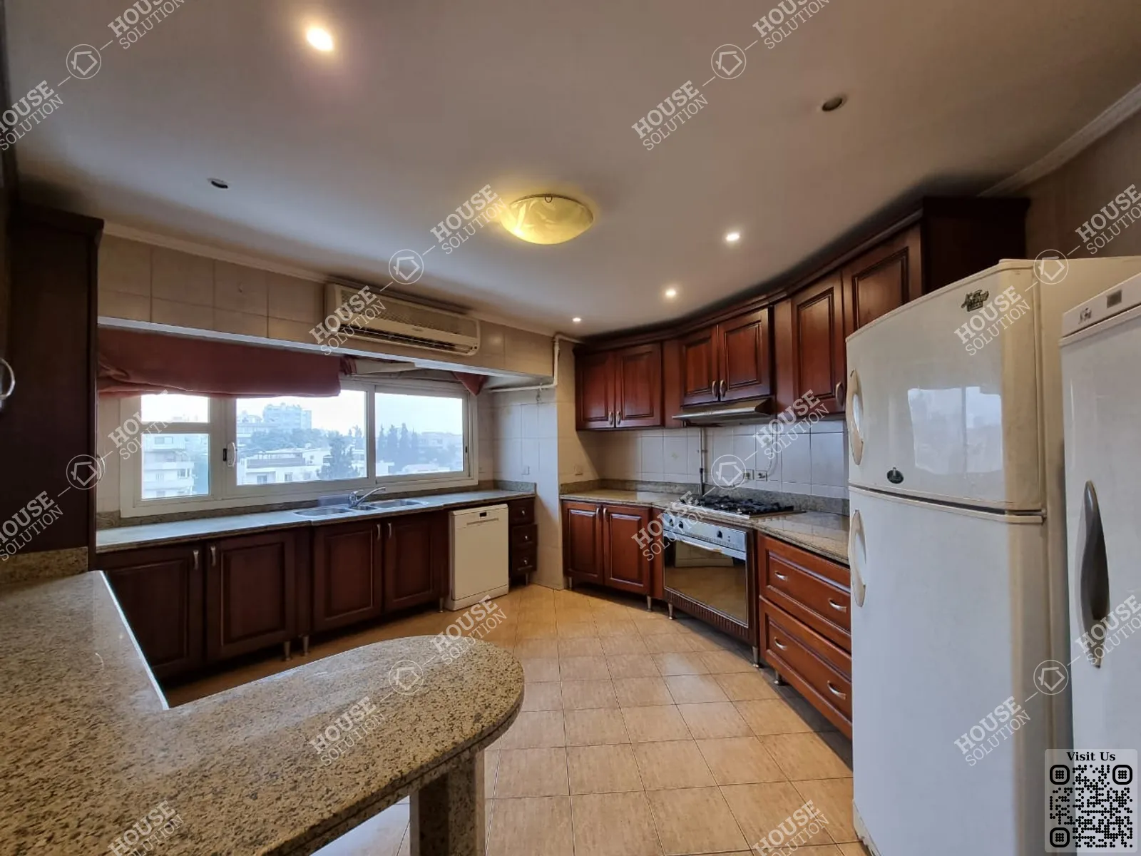 KITCHEN  @ Penthouses For Rent In Maadi Maadi Sarayat Area: 200 m² consists of 3 Bedrooms 3 Bathrooms Furnished 5 stars #5303-1