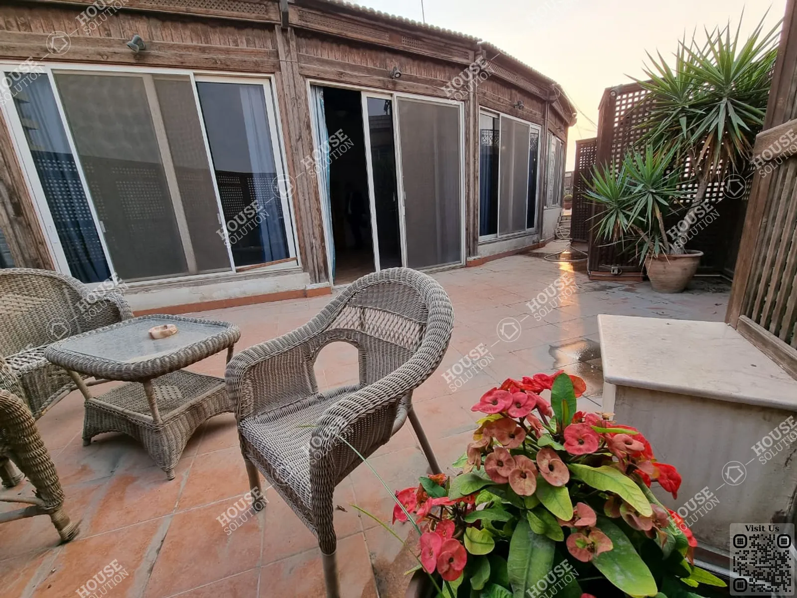 TERRACE  @ Penthouses For Rent In Maadi Maadi Sarayat Area: 200 m² consists of 3 Bedrooms 3 Bathrooms Furnished 5 stars #5303-0