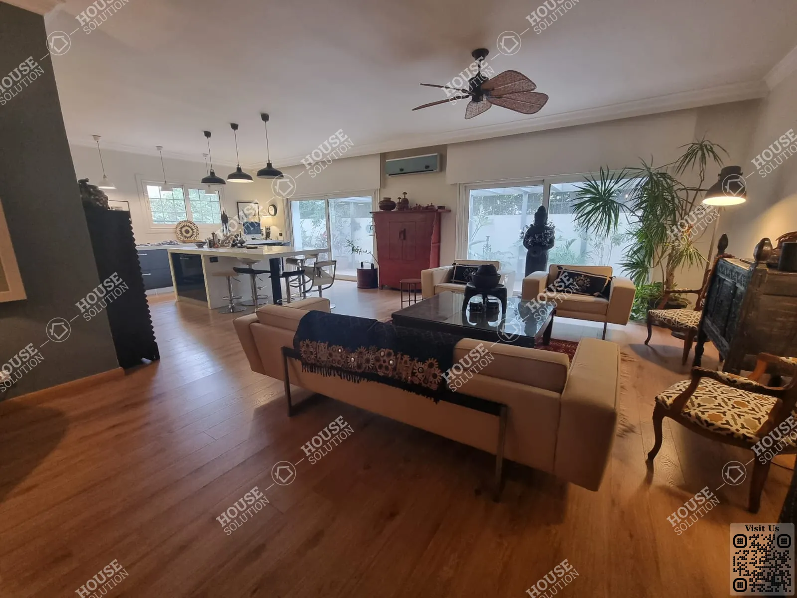 RECEPTION  @ Ground Floors For Rent In Maadi Maadi Degla Area: 250 m² consists of 3 Bedrooms 3 Bathrooms Modern furnished 5 stars #5306-2