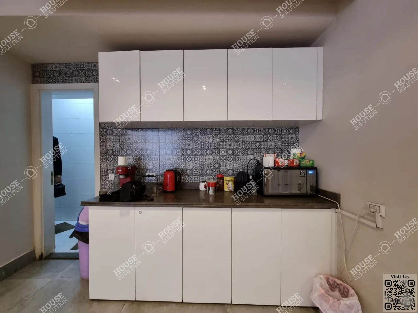 KITCHEN @ Office spaces For Rent In Maadi Maadi Degla Area: 650 m² consists of 10 Bedrooms 5 Bathrooms Semi furnished 5 stars #5312-2