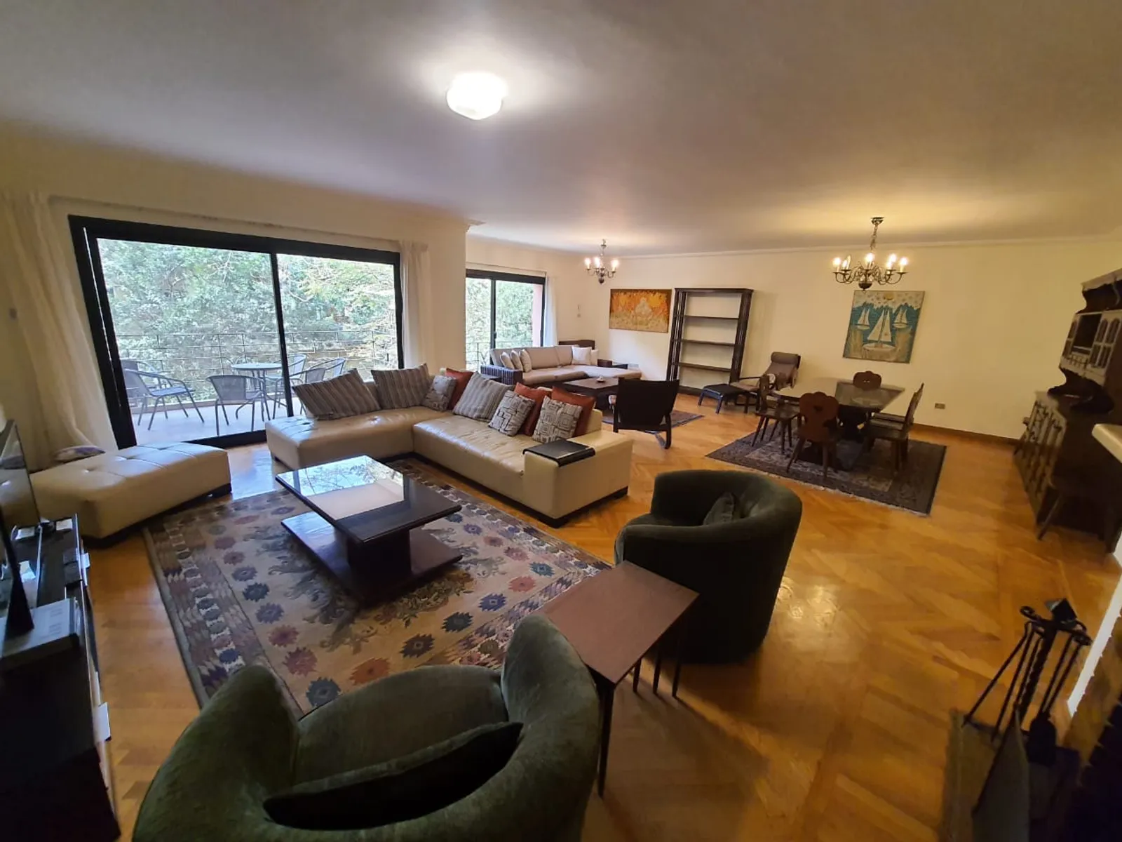 Apartments For Sale In Maadi Maadi Sarayat Area: 200 m² consists of 3 Bedrooms 3 Bathrooms Furnished 5 stars #5314