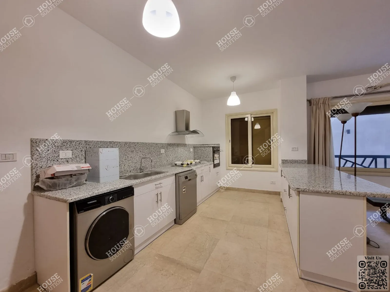 KITCHEN  @ Ground Floors For Rent In Maadi Maadi Sarayat Area: 240 m² consists of 3 Bedrooms 2 Bathrooms Modern furnished 5 stars #5317-2