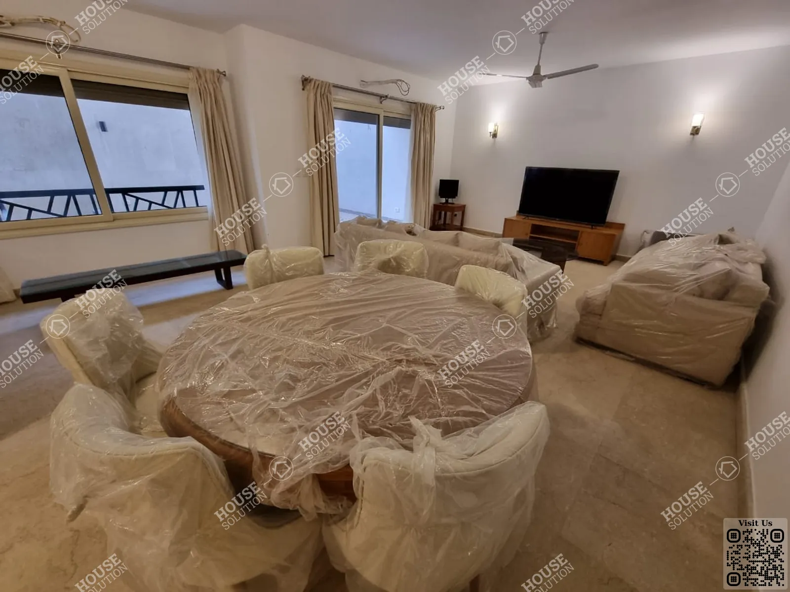 RECEPTION  @ Ground Floors For Rent In Maadi Maadi Sarayat Area: 240 m² consists of 3 Bedrooms 2 Bathrooms Modern furnished 5 stars #5317-1