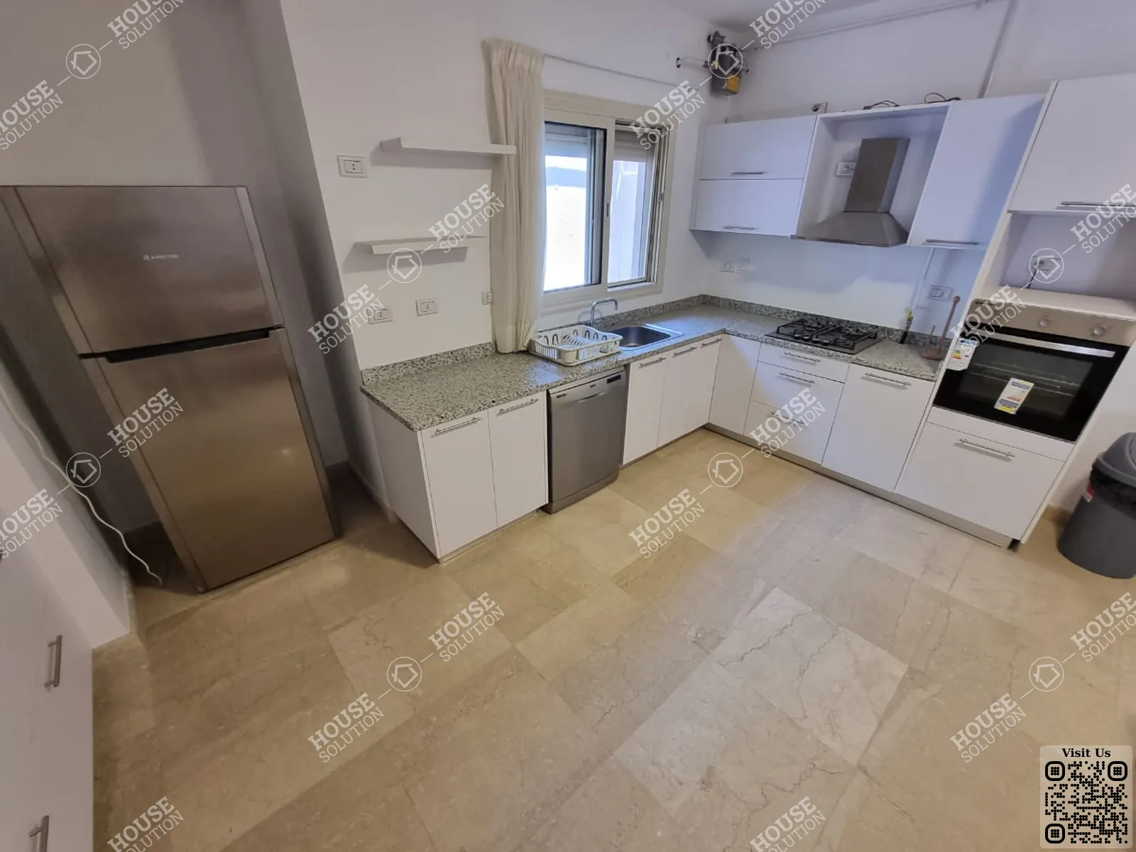 KITCHEN  @ Ground Floors For Rent In Maadi Maadi Sarayat Area: 200 m² consists of 2 Bedrooms 3 Bathrooms Modern furnished 5 stars #5318-2