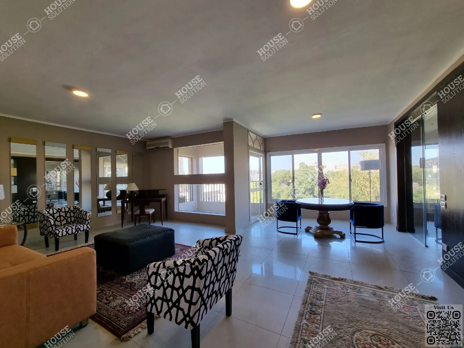 RECEPTION  @ Apartments For Rent In Maadi Maadi Degla Area: 300 m² consists of 4 Bedrooms 4 Bathrooms Modern furnished 5 stars #5326-0