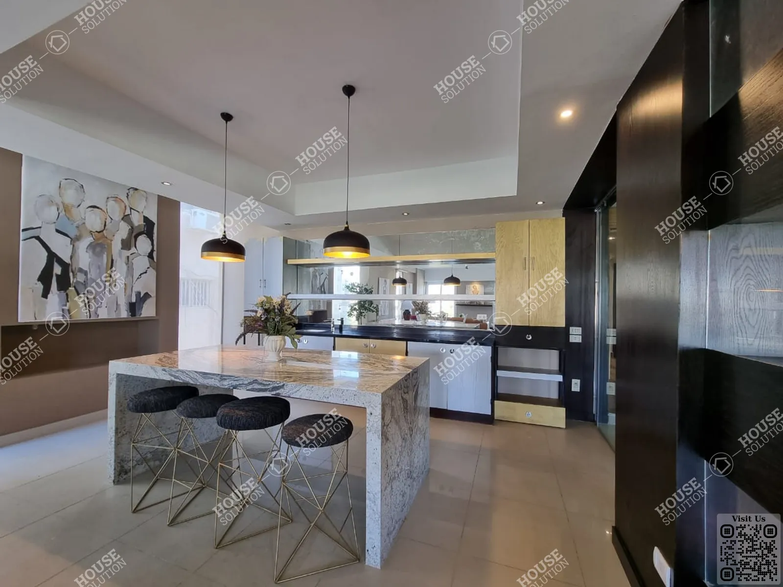 DINING AREA @ Apartments For Rent In Maadi Maadi Degla Area: 300 m² consists of 4 Bedrooms 4 Bathrooms Modern furnished 5 stars #5326-1