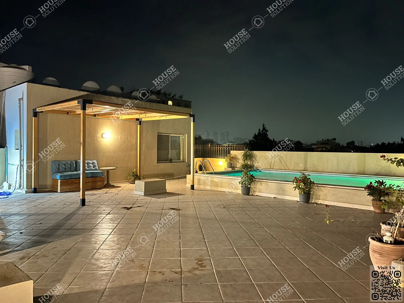 PRIVATE SWIMMING POOL  @ Studios For Rent In Maadi Maadi Sarayat Area: 150 m² consists of 1 Bedrooms 1 Bathrooms Modern furnished 5 stars #5329-2