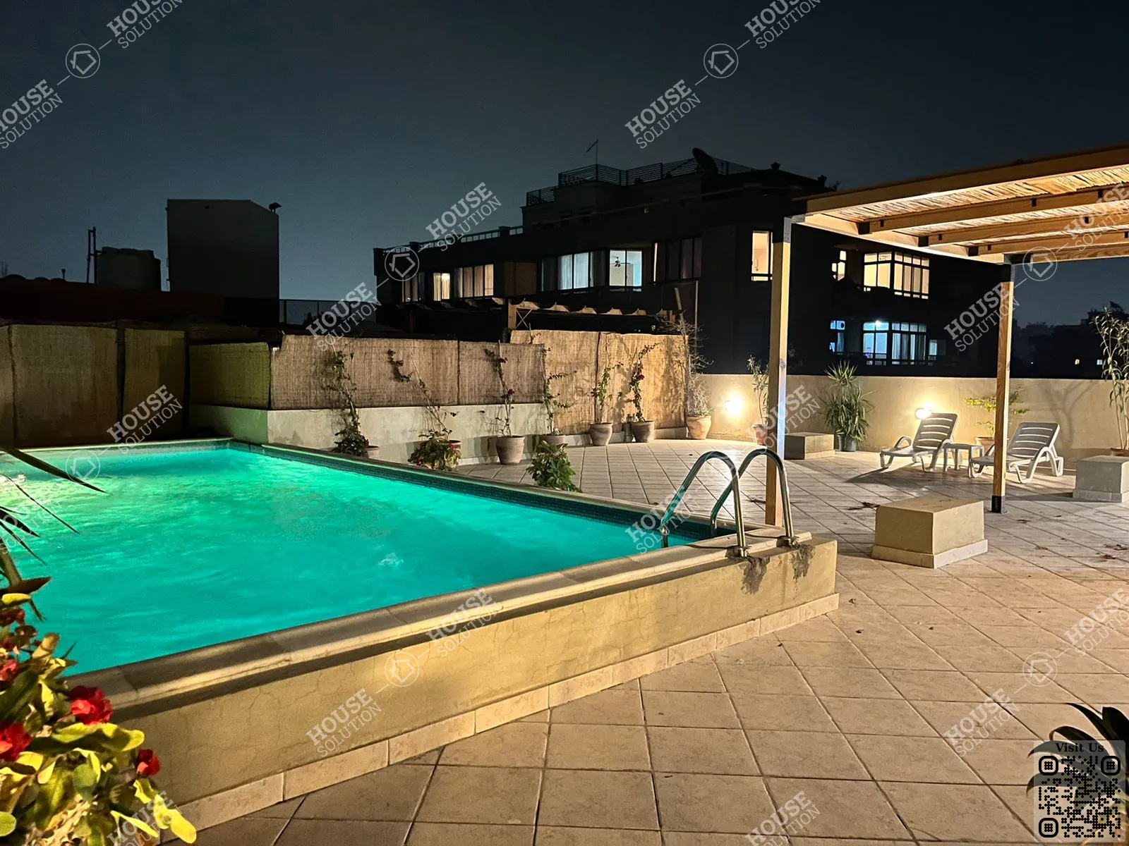 PRIVATE SWIMMING POOL  @ Studios For Rent In Maadi Maadi Sarayat Area: 150 m² consists of 1 Bedrooms 1 Bathrooms Modern furnished 5 stars #5329-0