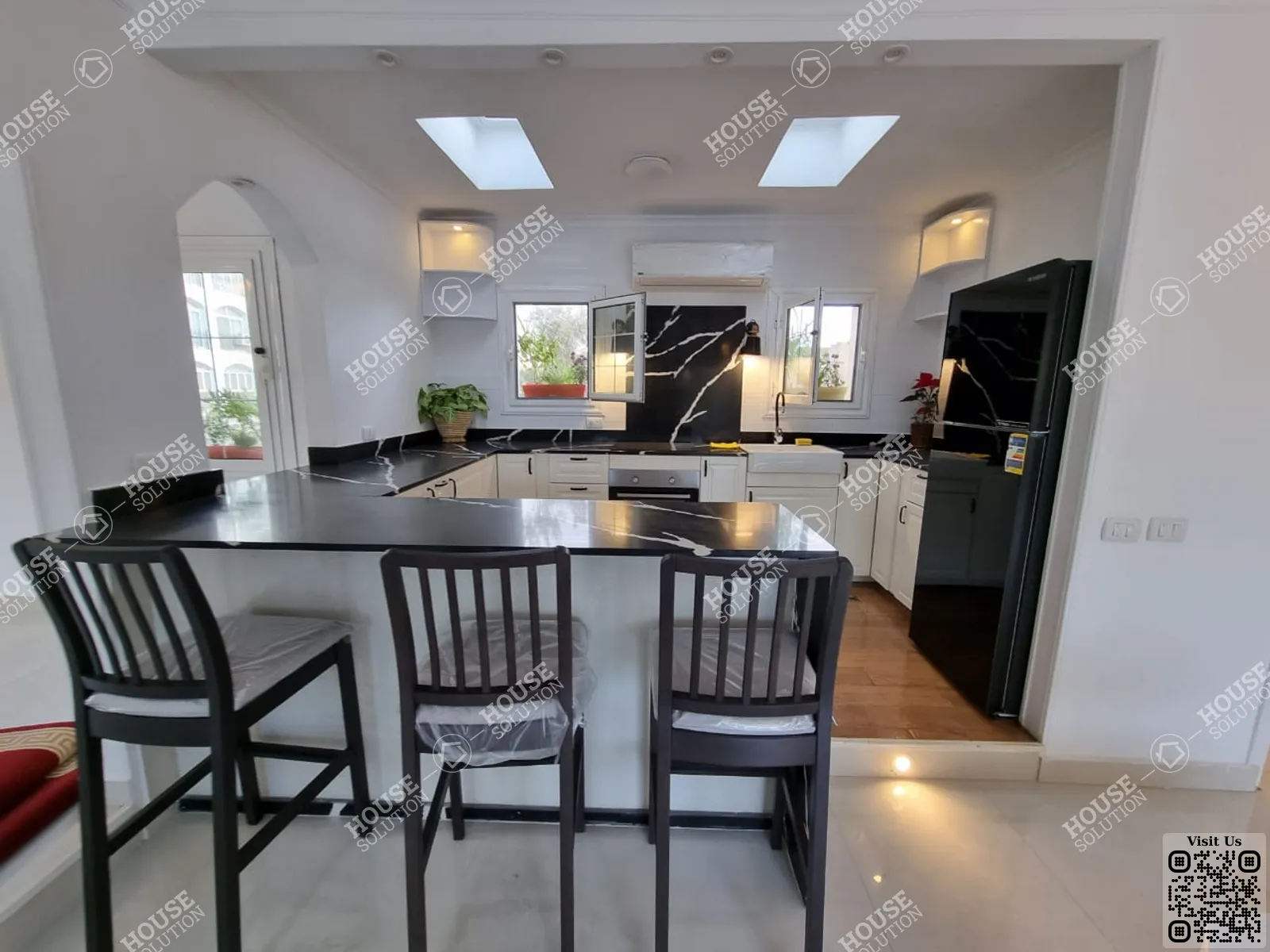 KITCHEN  @ Studios For Rent In Maadi Maadi Sarayat Area: 100 m² consists of 1 Bedrooms 1 Bathrooms Semi furnished 5 stars #5330-2