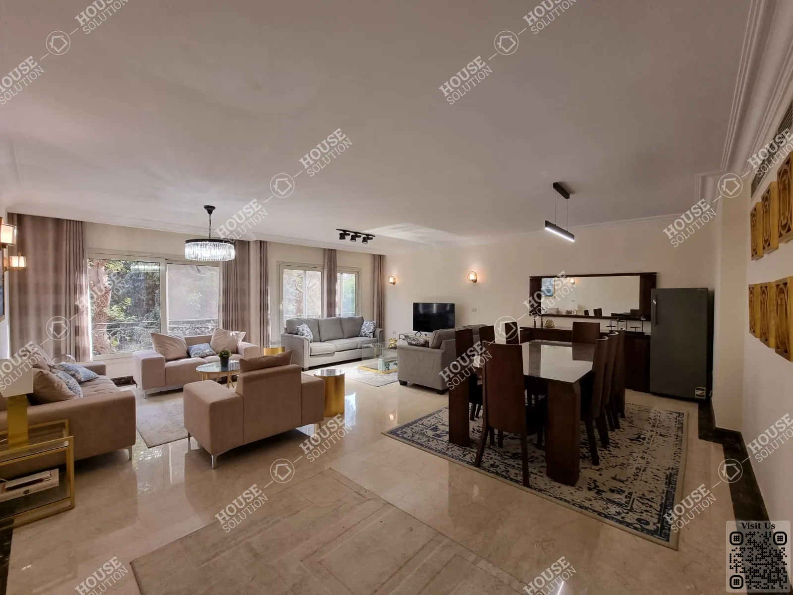 RECEPTION  @ Apartments For Rent In Maadi Maadi Sarayat Area: 240 m² consists of 3 Bedrooms 3 Bathrooms Modern furnished 5 stars #5331-0