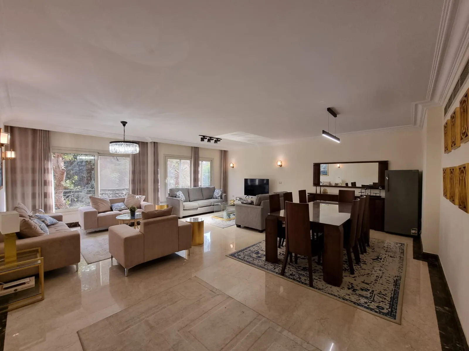 Apartments For Sale In Maadi Maadi Sarayat Area: 240 m² consists of 3 Bedrooms 3 Bathrooms Modern furnished 5 stars #5331