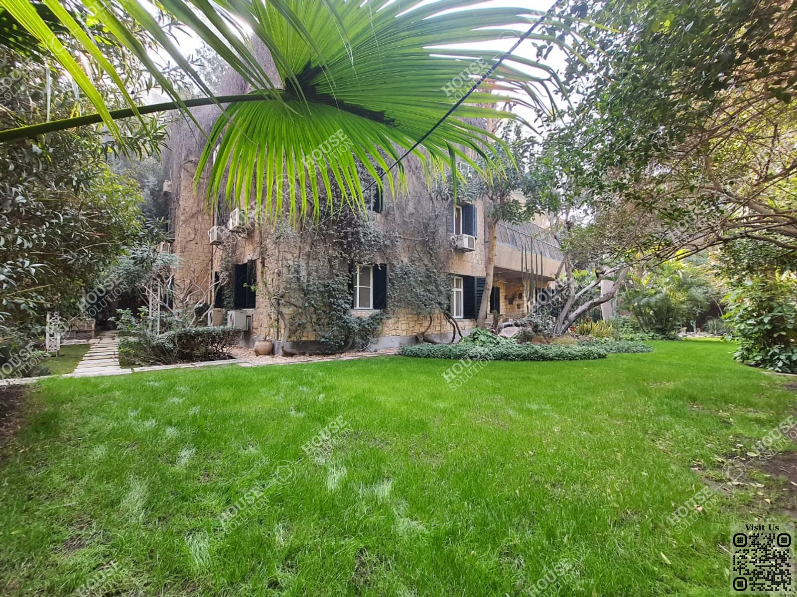 PRIVATE GARDEN  @ Ground Floors For Rent In Maadi Maadi Sarayat Area: 300 m² consists of 3 Bedrooms 2 Bathrooms Semi furnished 5 stars #5350-0