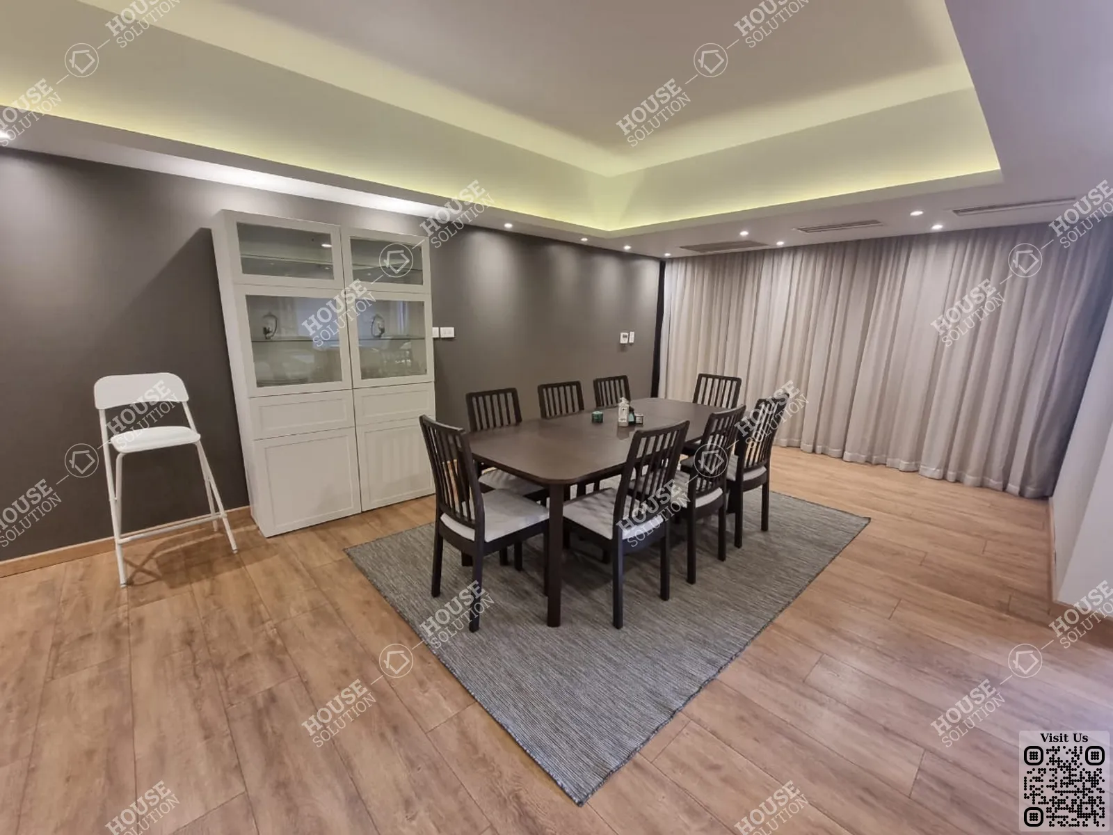 DINING AREA @ Apartments For Rent In Maadi Maadi Degla Area: 220 m² consists of 3 Bedrooms 3 Bathrooms Modern furnished 5 stars #5351-2