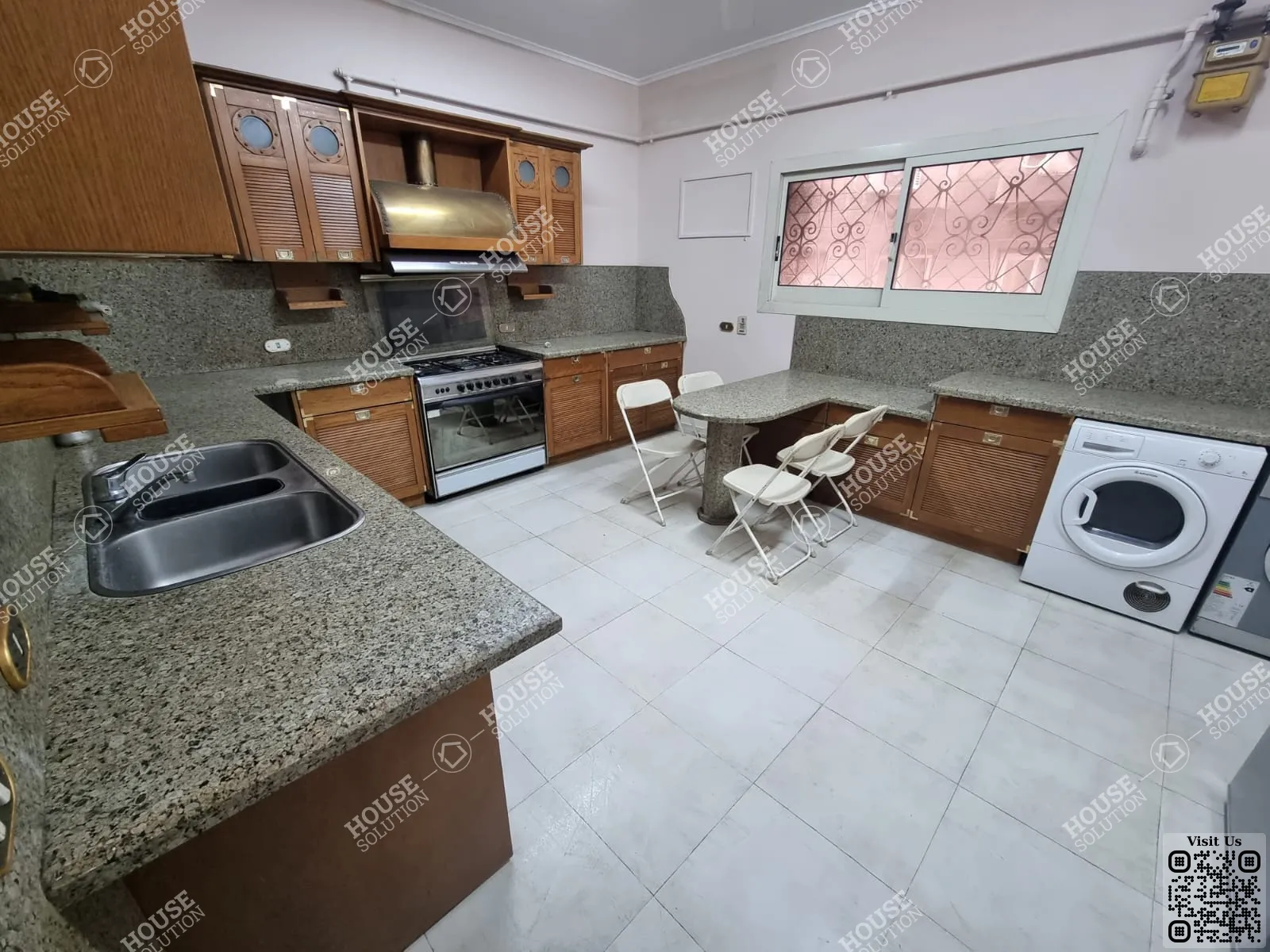 KITCHEN  @ Duplexes For Rent In Maadi Maadi Sarayat Area: 300 m² consists of 3 Bedrooms 3 Bathrooms Furnished 5 stars #5355-1