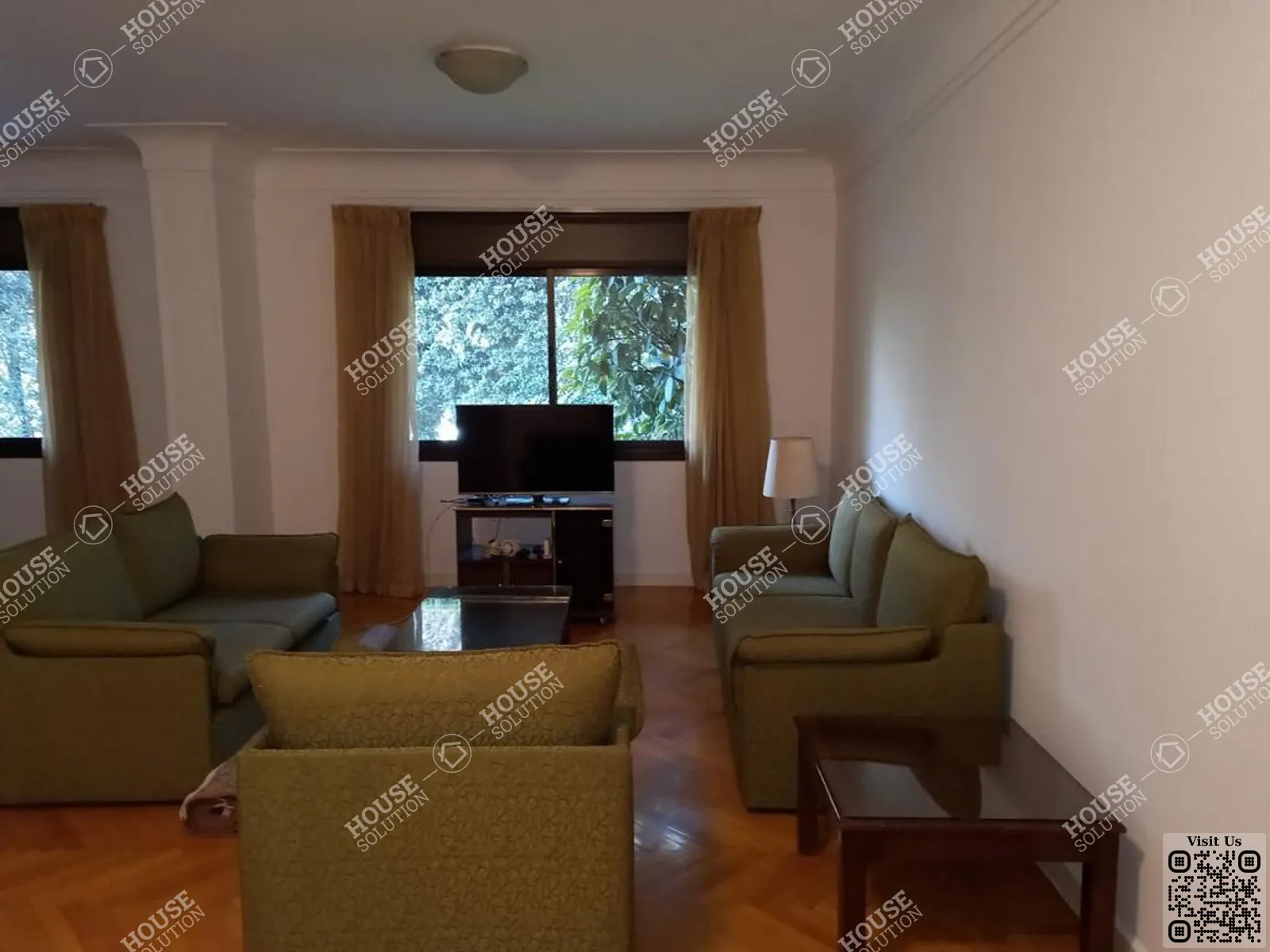 RECEPTION  @ Ground Floors For Rent In Maadi Maadi Sarayat Area: 200 m² consists of 3 Bedrooms 2 Bathrooms Furnished 5 stars #5358-1