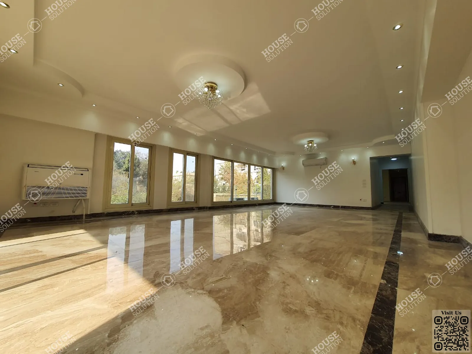 RECEPTION  @ Apartments For Rent In Maadi Maadi Sarayat Area: 260 m² consists of 3 Bedrooms 4 Bathrooms Semi furnished 5 stars #5371-1