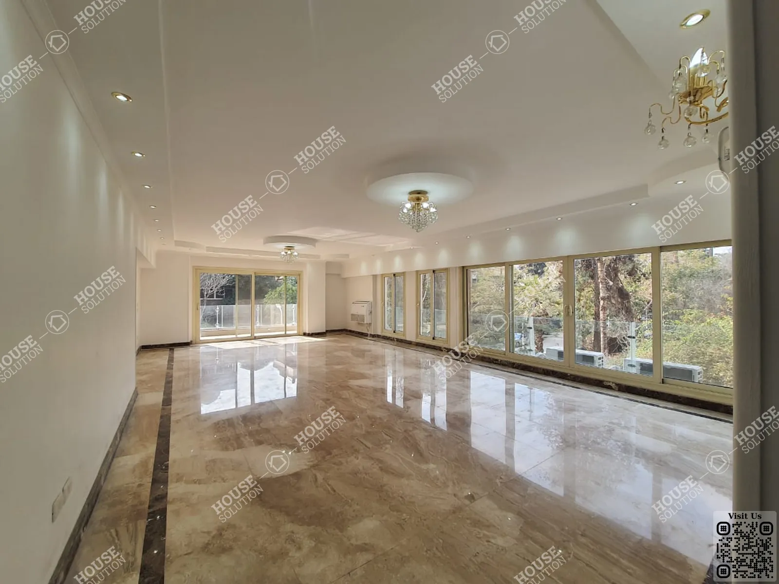 RECEPTION  @ Apartments For Rent In Maadi Maadi Sarayat Area: 260 m² consists of 3 Bedrooms 4 Bathrooms Semi furnished 5 stars #5371-0