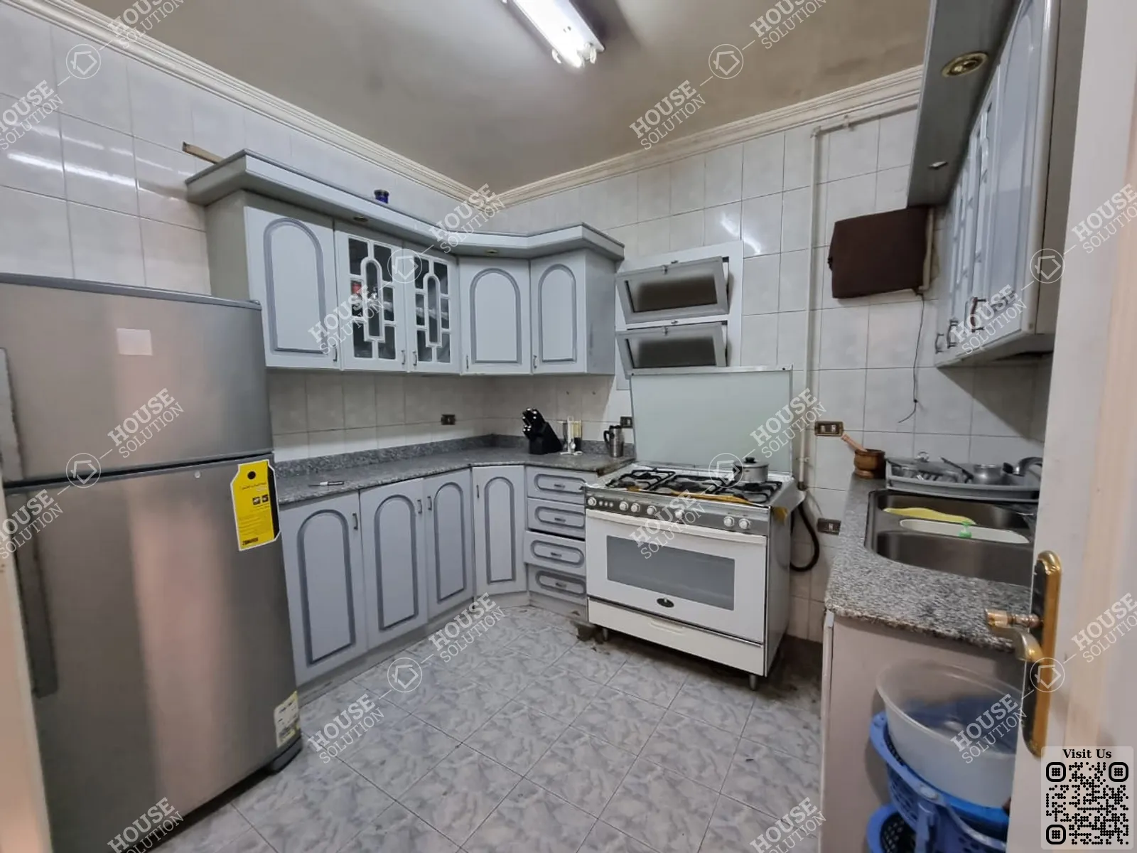 KITCHEN @ Apartments For Rent In Maadi Maadi Sarayat Area: 180 m² consists of 3 Bedrooms 2 Bathrooms Furnished 5 stars #5373-1