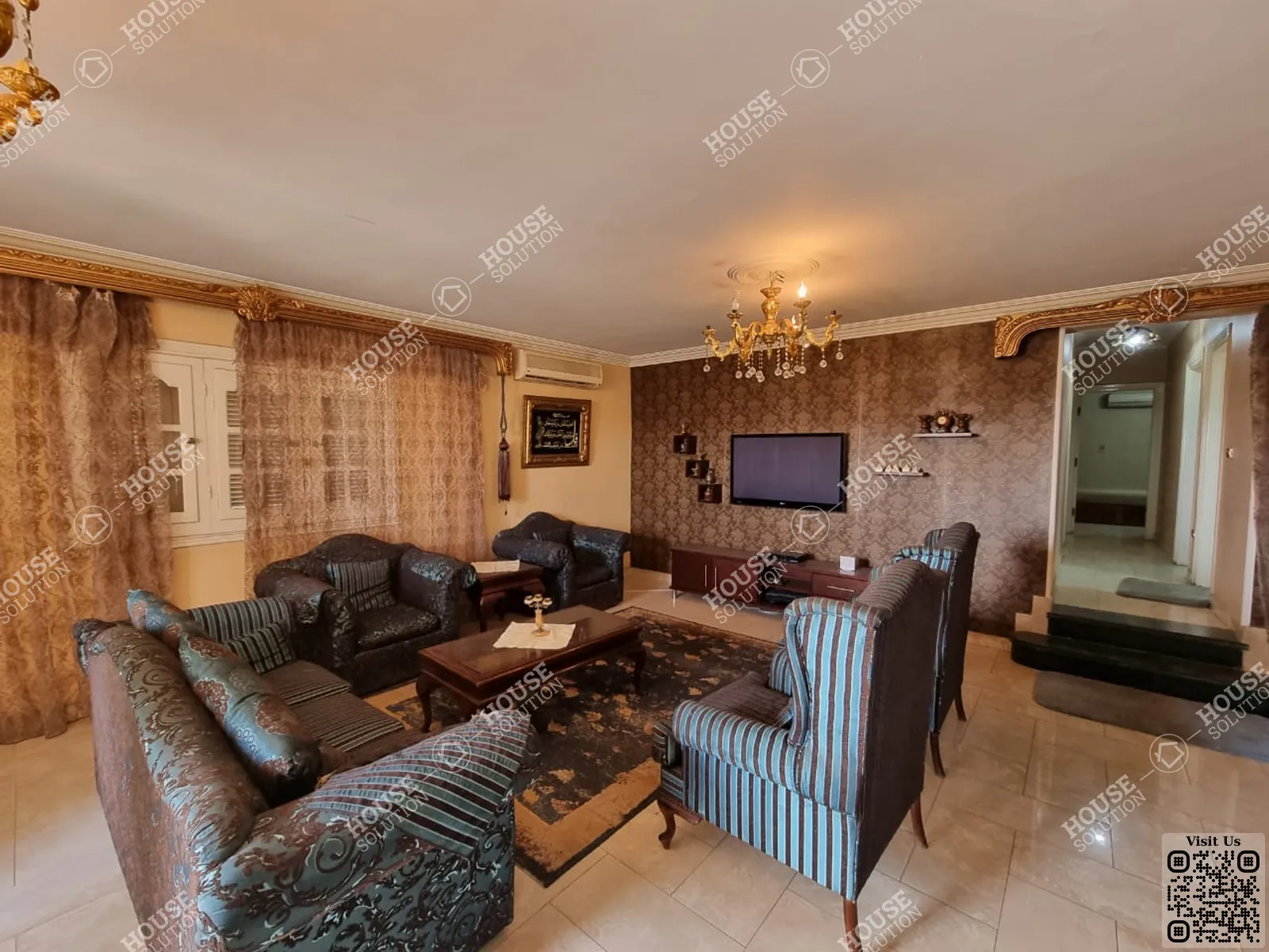 RECEPTION @ Apartments For Rent In Maadi Maadi Sarayat Area: 180 m² consists of 3 Bedrooms 2 Bathrooms Furnished 5 stars #5373-0